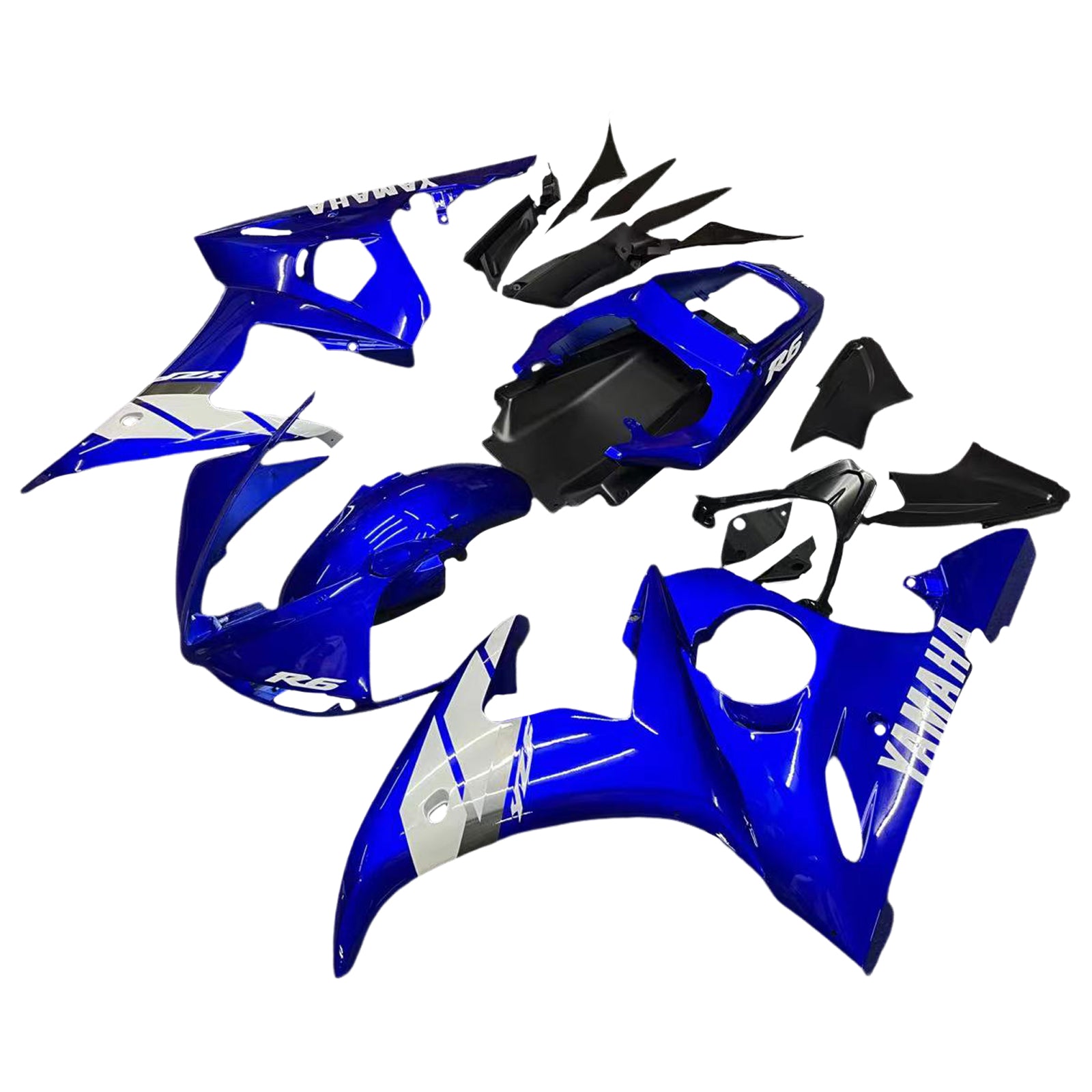 Pakkaus Fairing By, ABS-muovinen kori Yamaha YZF 600 R6 2003-2004 R6S 2006-2009