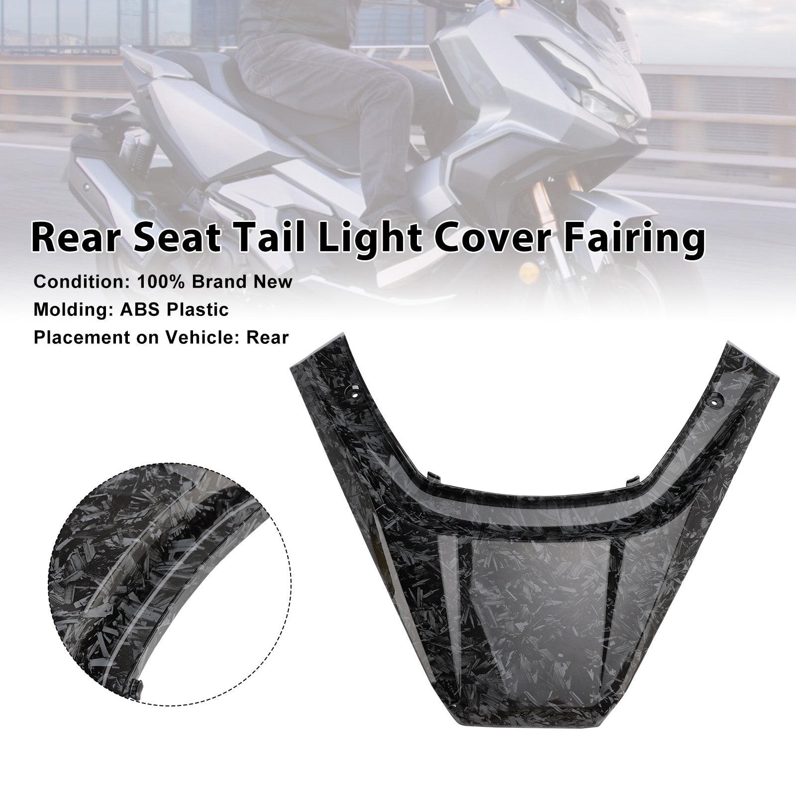 Carénage de feu arrière et de selle arrière pour Honda ADV 350 (2022-2025)