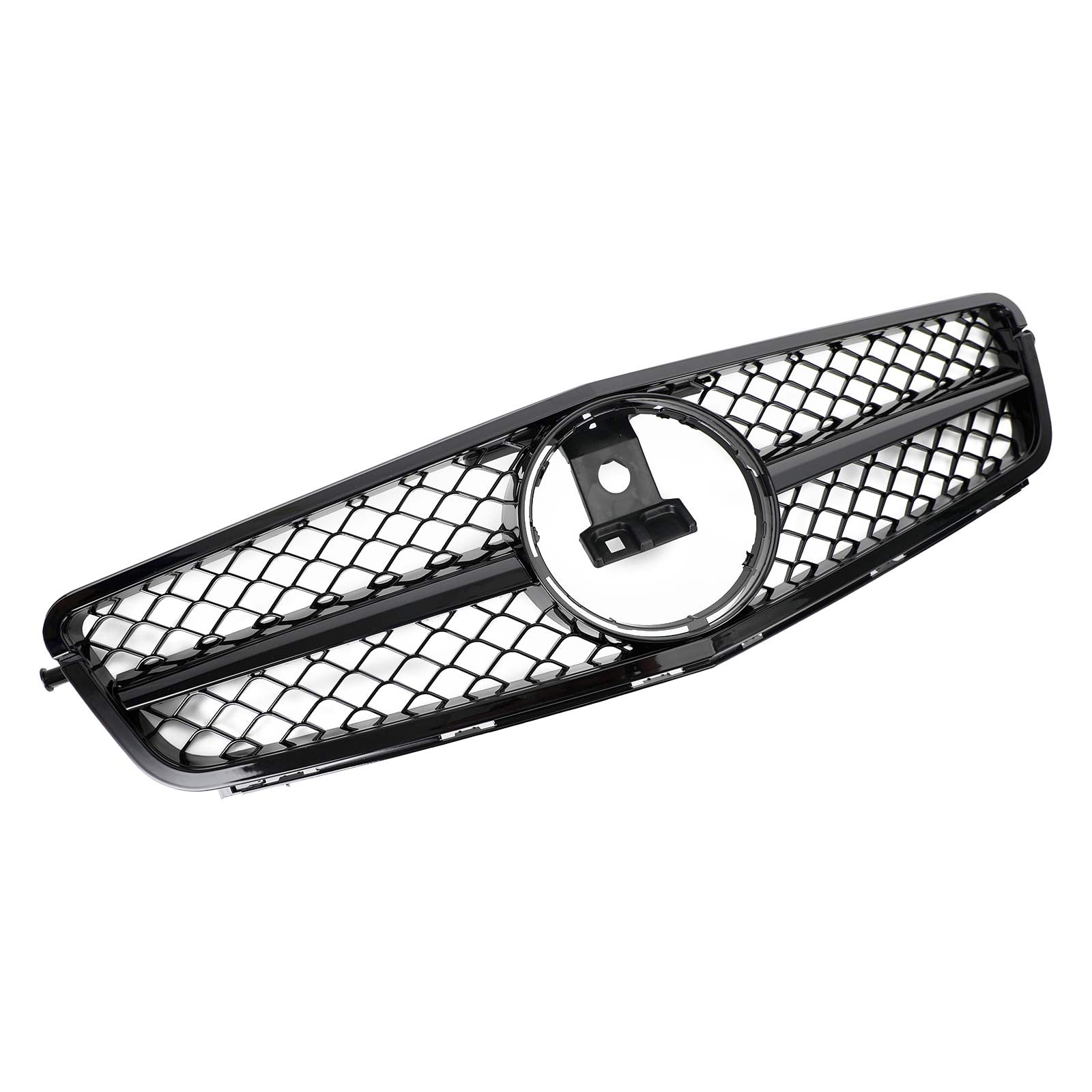 Front Bumper Grille Grill Pour C-Class Benz W204 C300 C350 2008-2014 w/LED