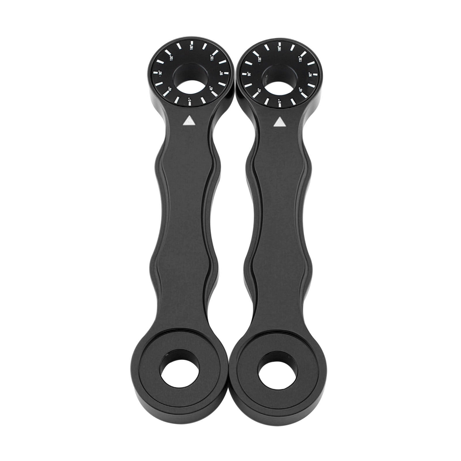 Kit di collegamento abbassamento regolabile per Suzuki DRZ400/E/S/SM 00-17 RM125/200 96-00 Nero