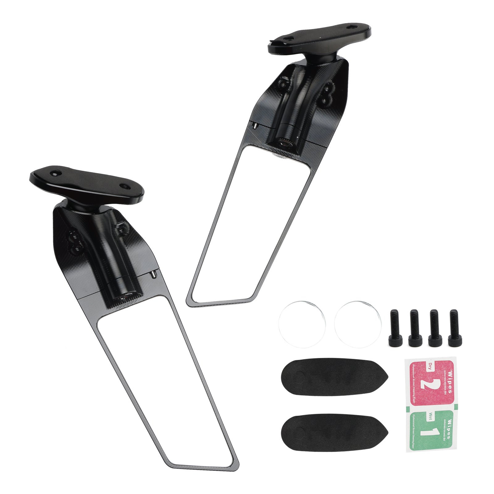 Rétroviseurs à ailettes en aluminium CNC pour Yamaha YZF-R3 2019-2023