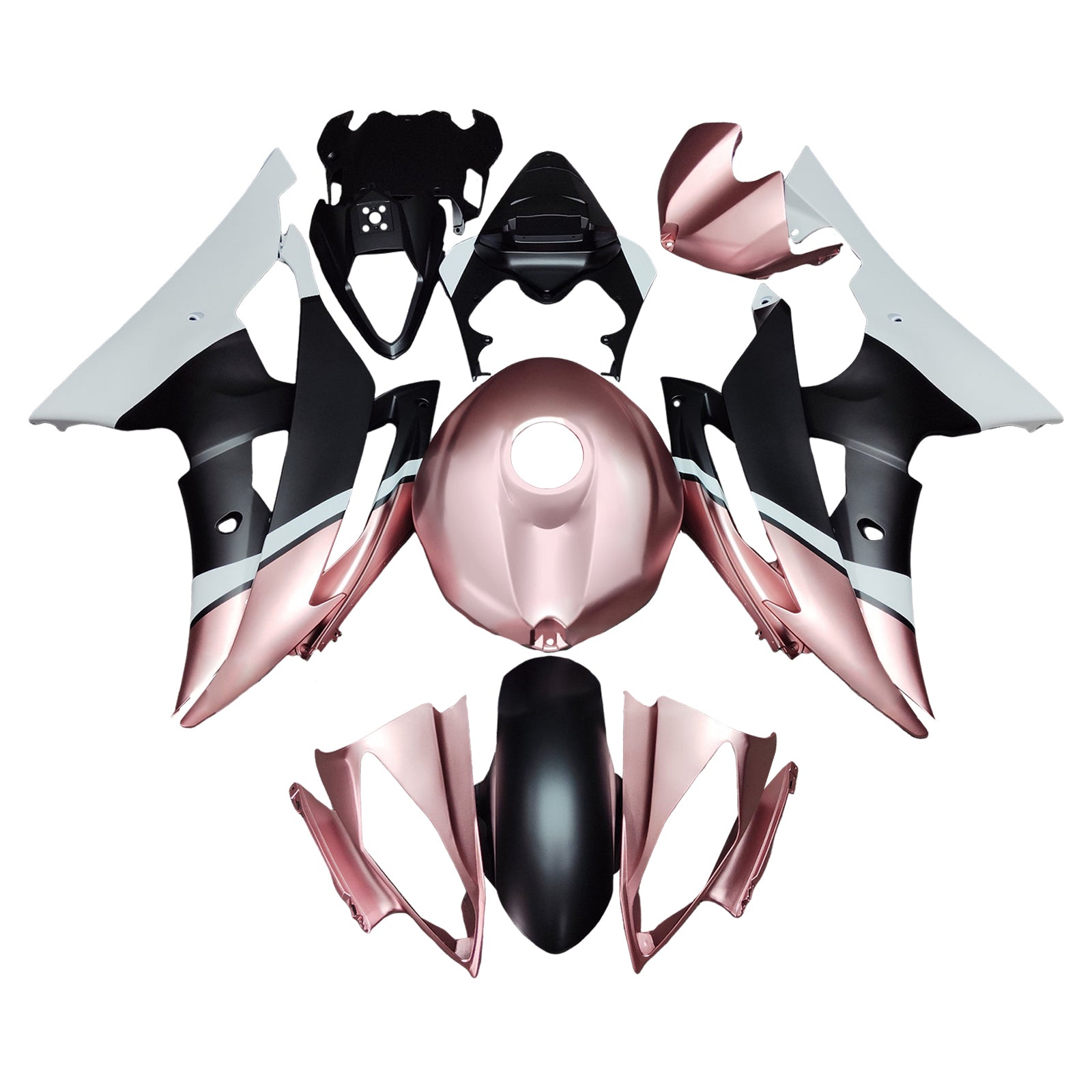 Kit carenatura iniettata in plastica ABS per Yamaha YZFR6 YZF-R6 2008-2016