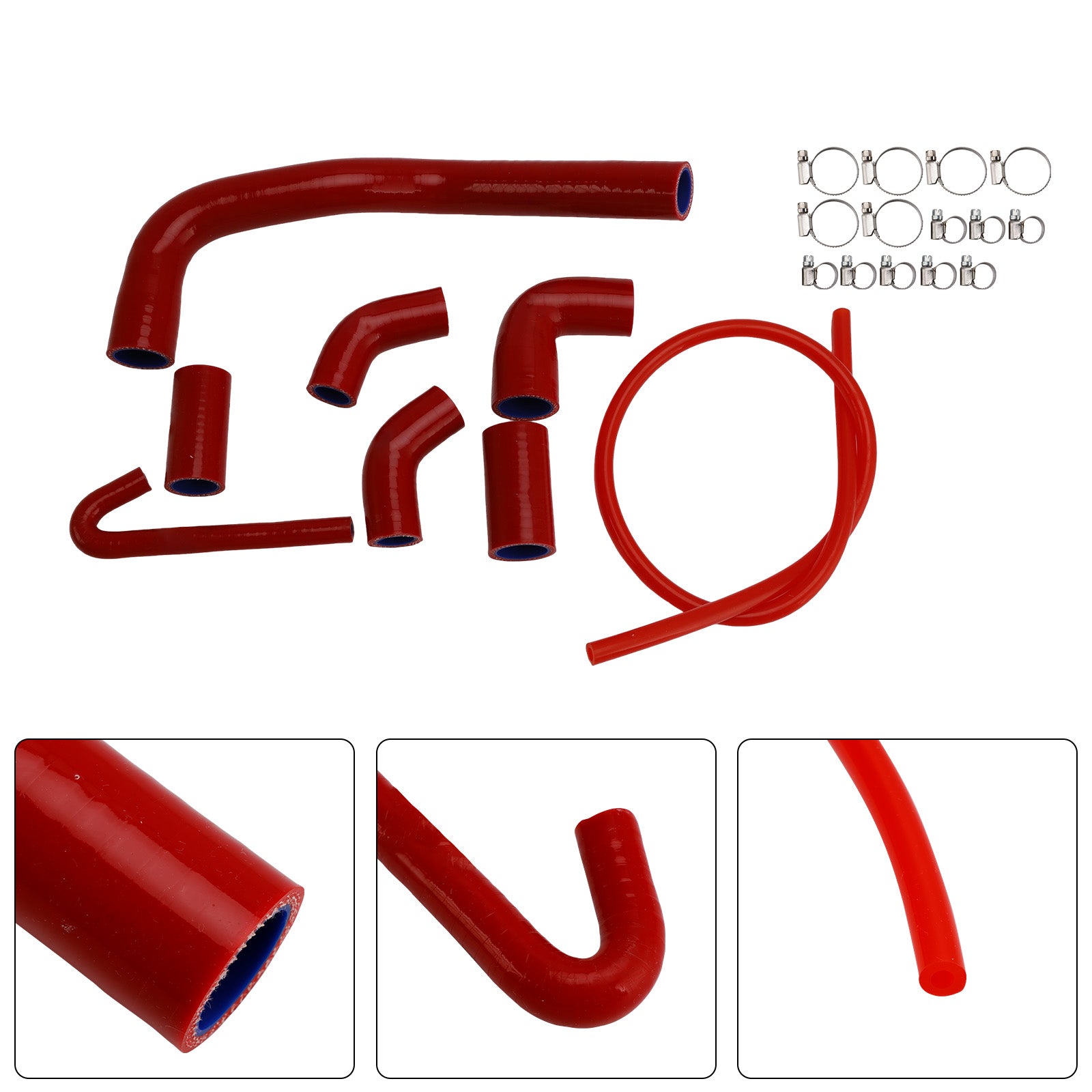 Durite de refroidissement en silicone pour radiateur Ducati Streetfighter V4 V4S (2020-2025)