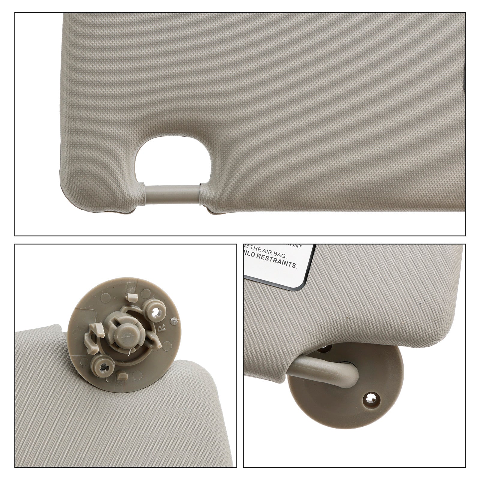 Osłona przeciwsłoneczna pasażera prawa do Chevroleta Sonic Spark 2012-2020 42747787 Szara