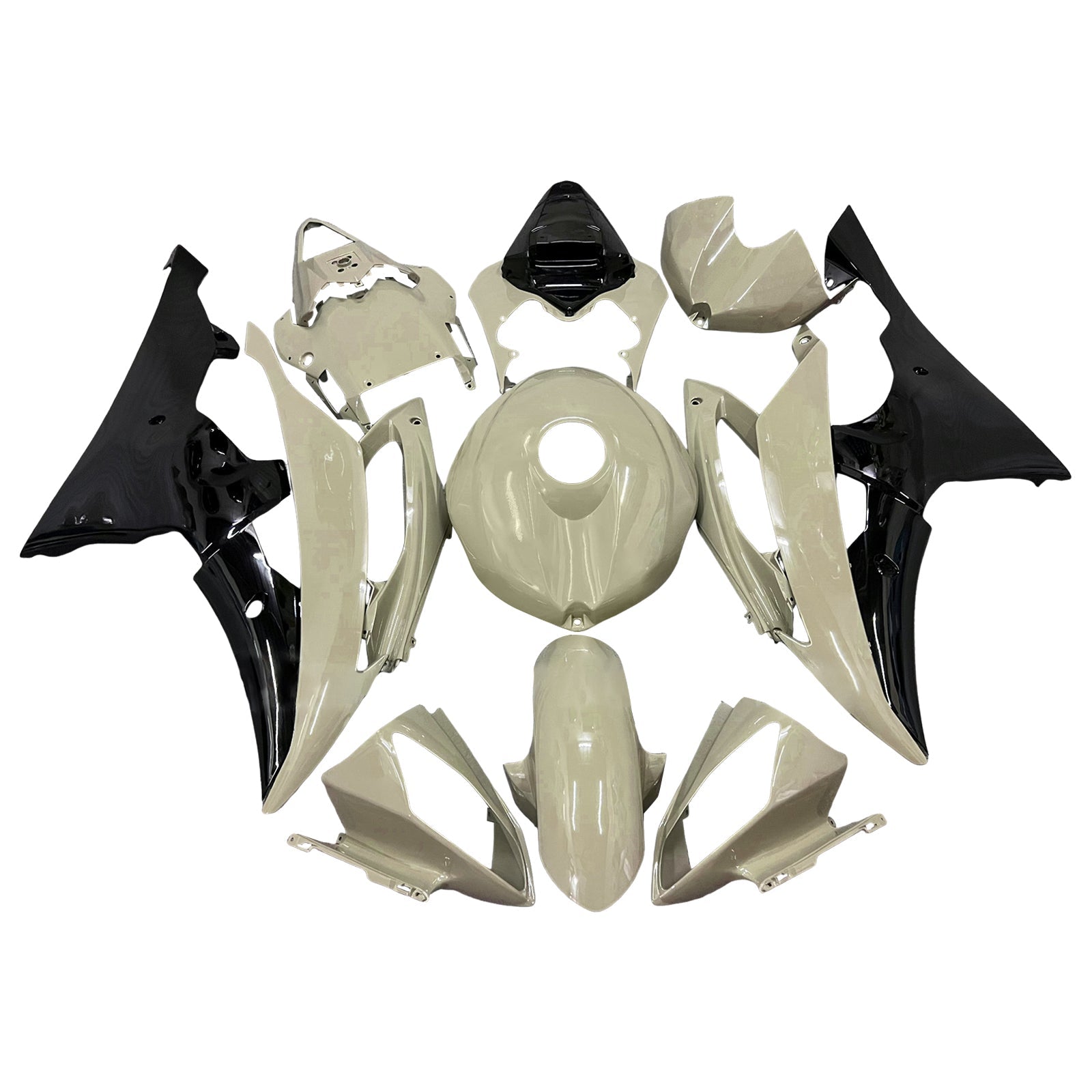Kit carenatura iniettata in plastica ABS per Yamaha YZFR6 YZF-R6 2008-2016