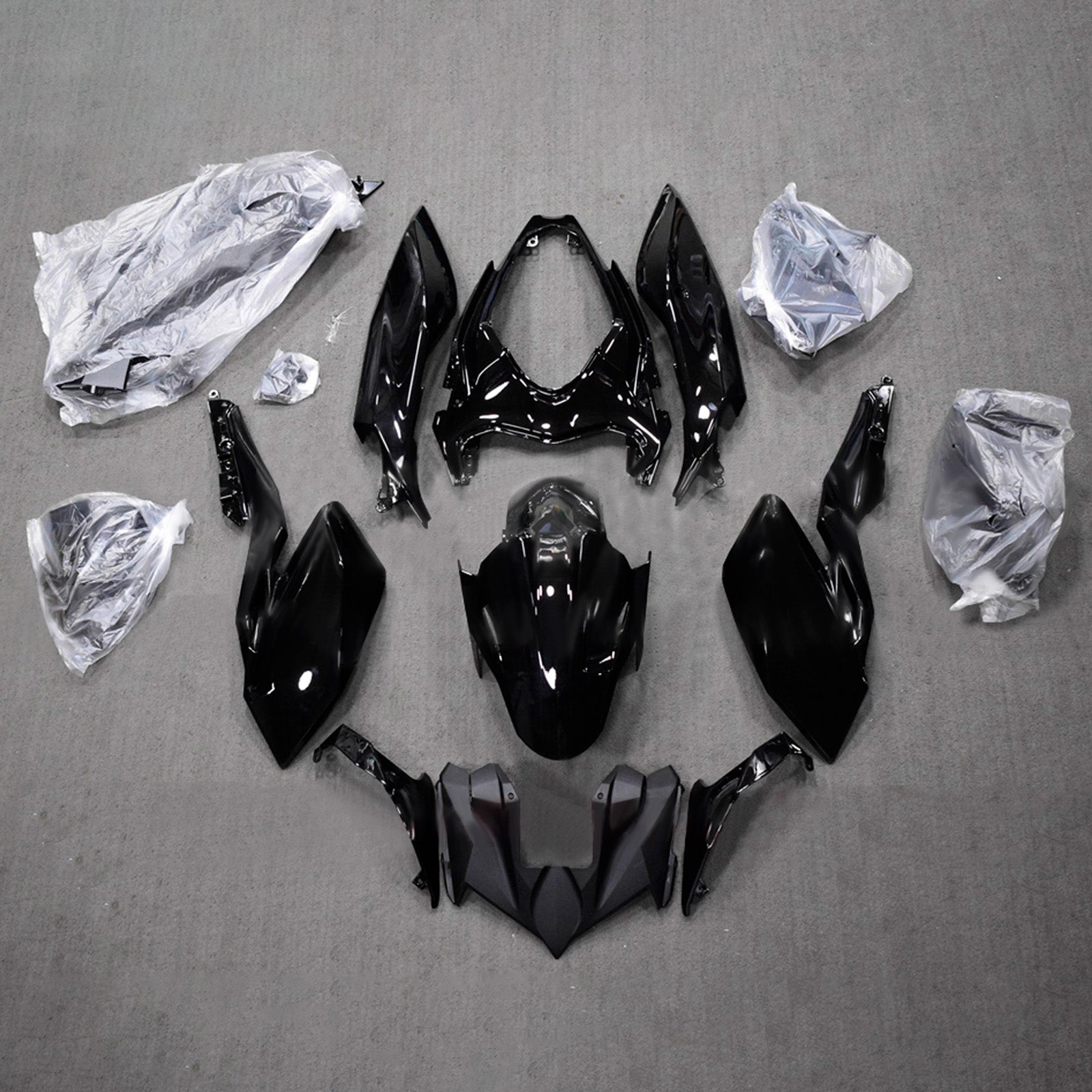 Kit de carénage injecté en plastique ABS compatible avec Kawasaki Z400 2018-2024