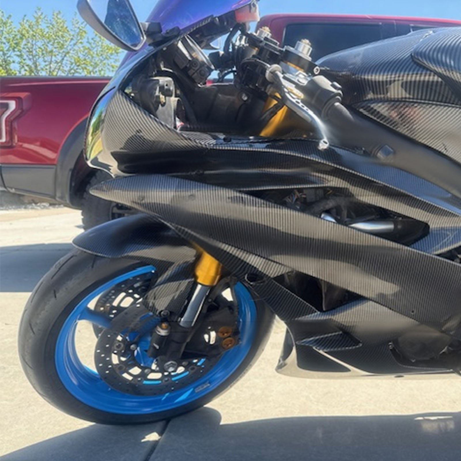 Kit de carénage injecté en plastique ABS pour Yamaha YZFR6 YZF-R6 2006-2007