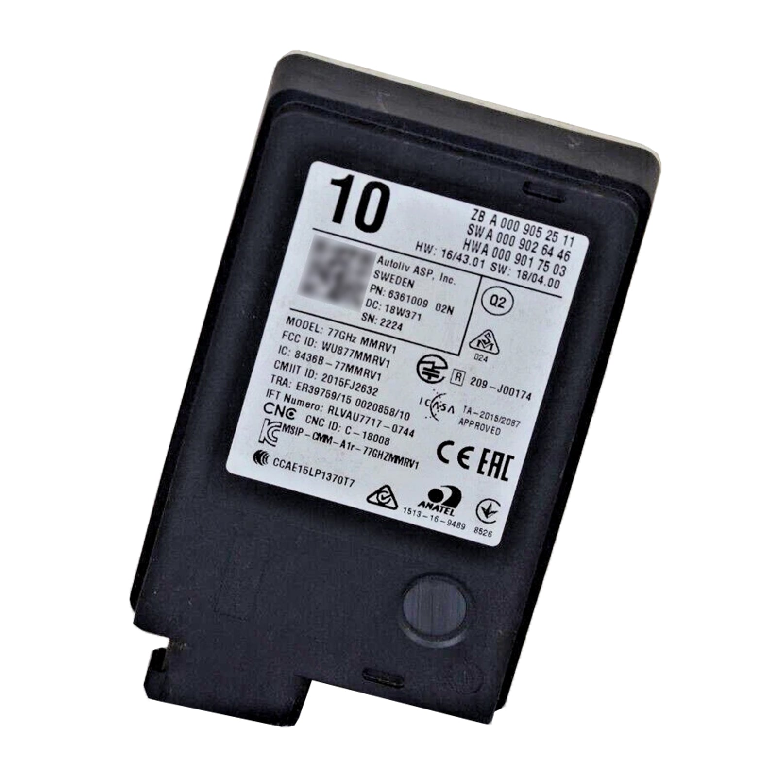 Distronica A0009052511 Sensore radar per Mercedes C 205