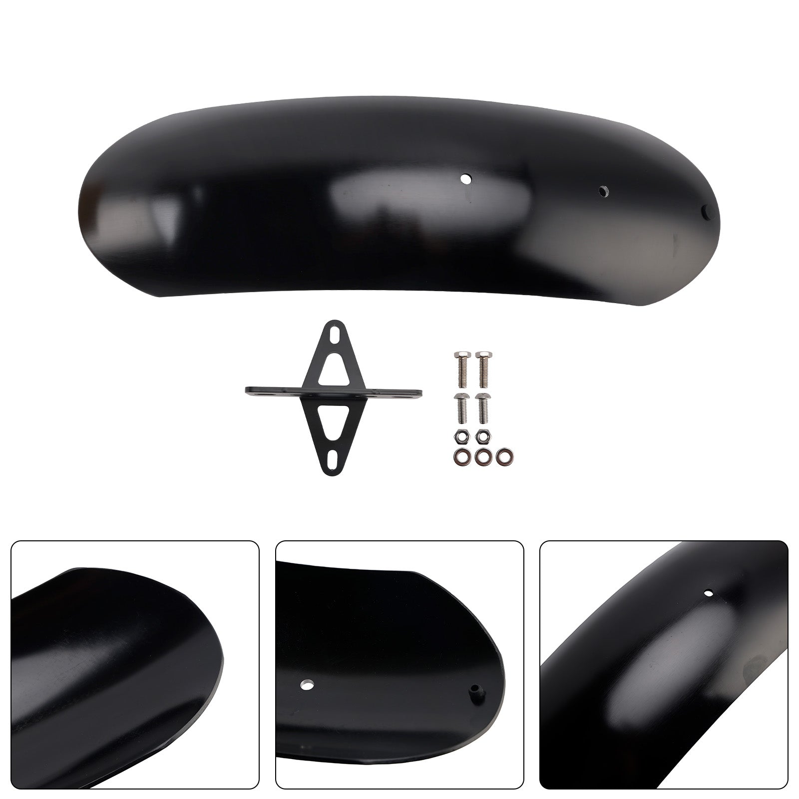 Garde-boue avant en acier compatible avec MOTO GUZZI V7 II Stone Classic Special 10-16