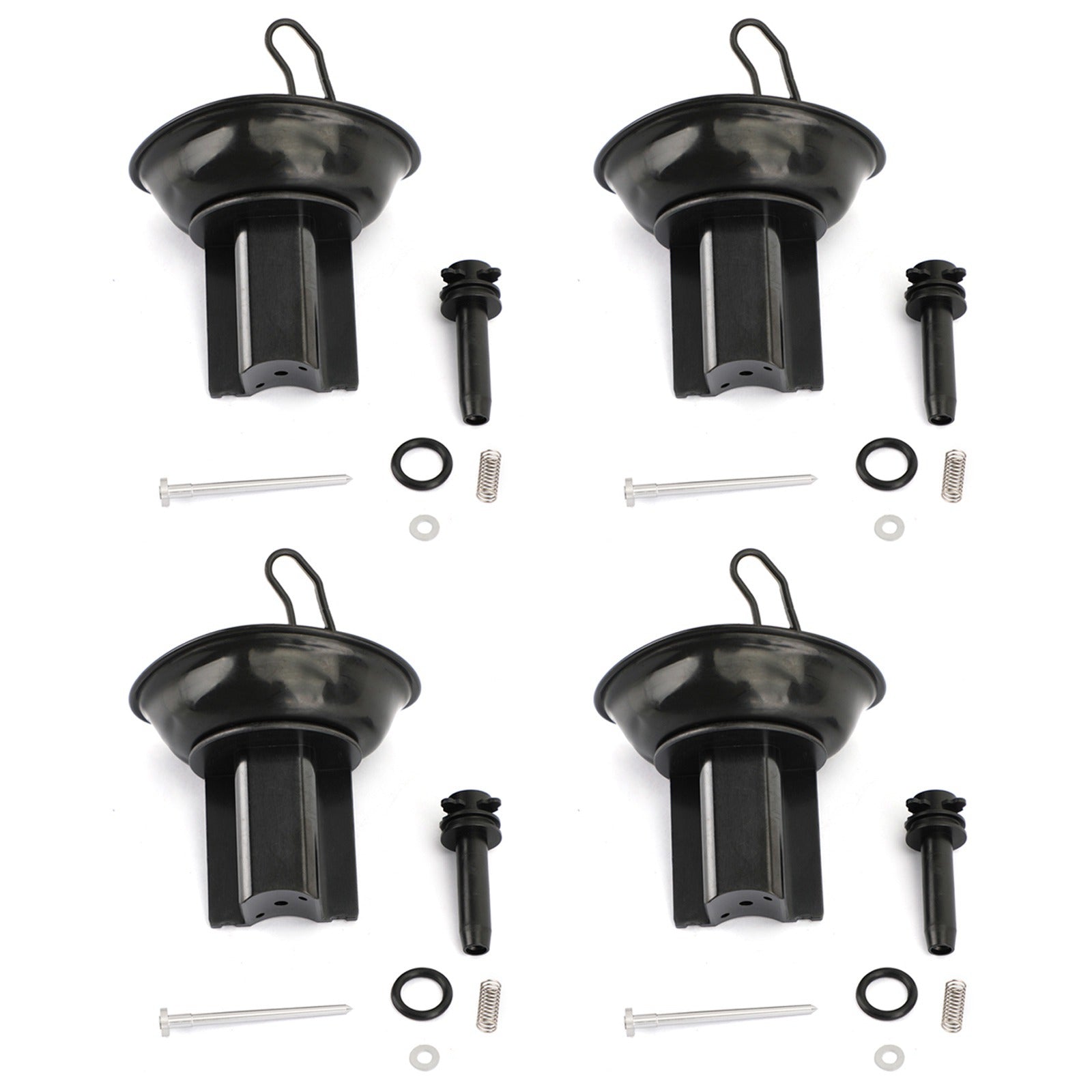 4x Kit de réparation de carburateur Moto Diaphragme plongeur pour Honda CB400 VTEC CB 400 Generic