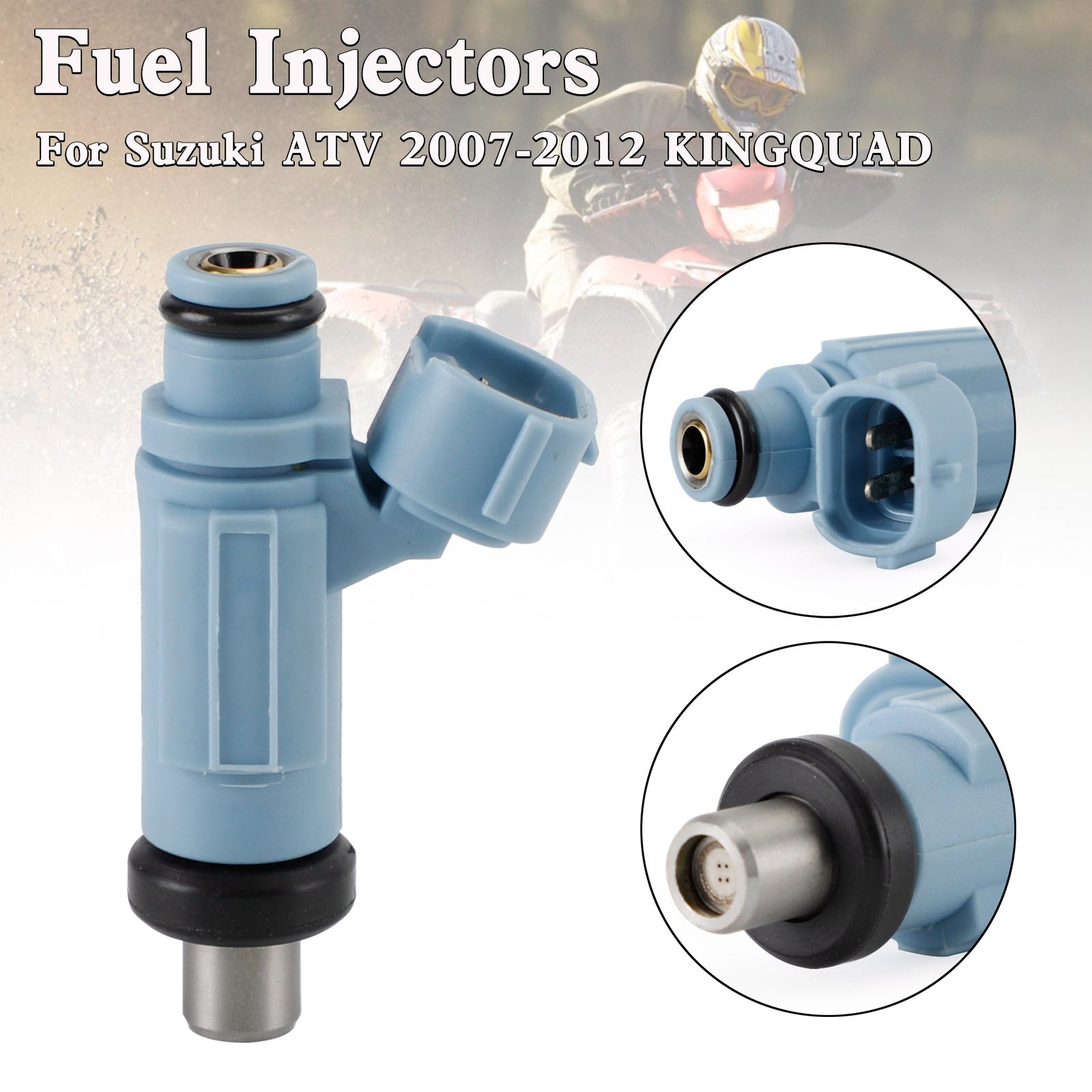 Suzuki 2007-2011 KINGQUAD 450 500AXi 15710-11H00 polttoainesuuttimen kokoonpano