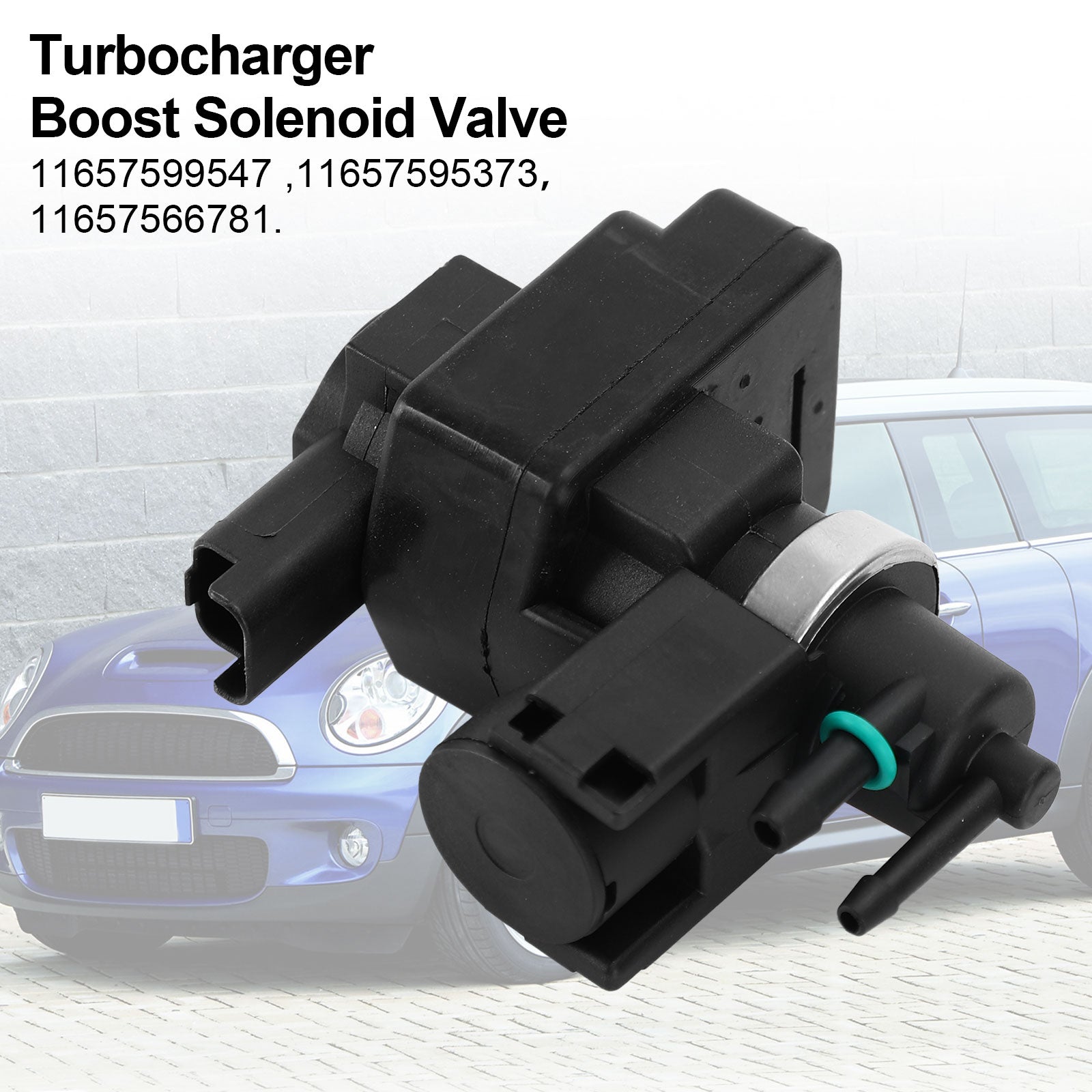 Válvula solenoide de turbocompresor para Mini Cooper R56 55 57 58 59 60 11657599547 genérico