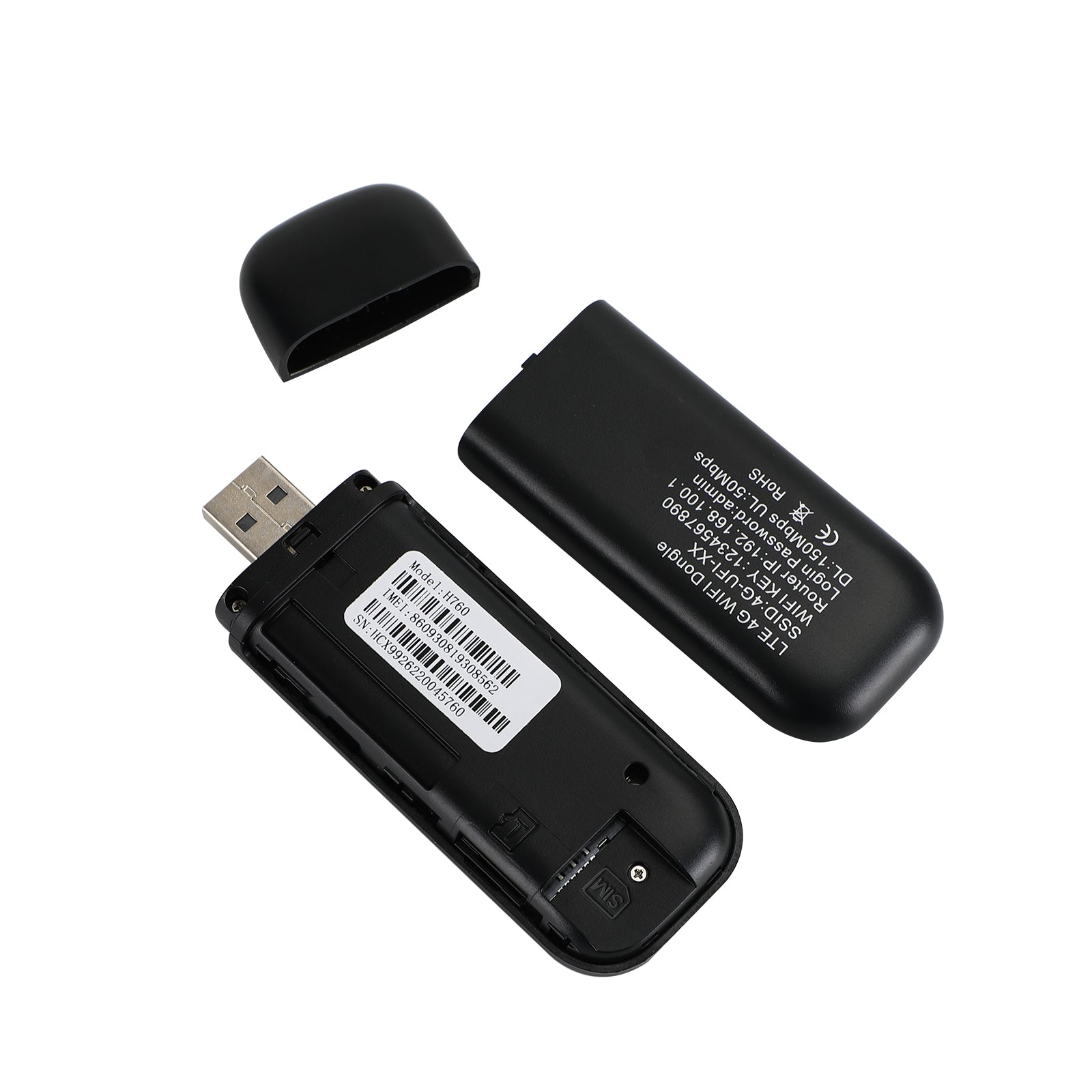Ontgrendelde USB 4G Dongle LTE WIFI draadloze router Mobiele breedbandmodem SIM-kaart