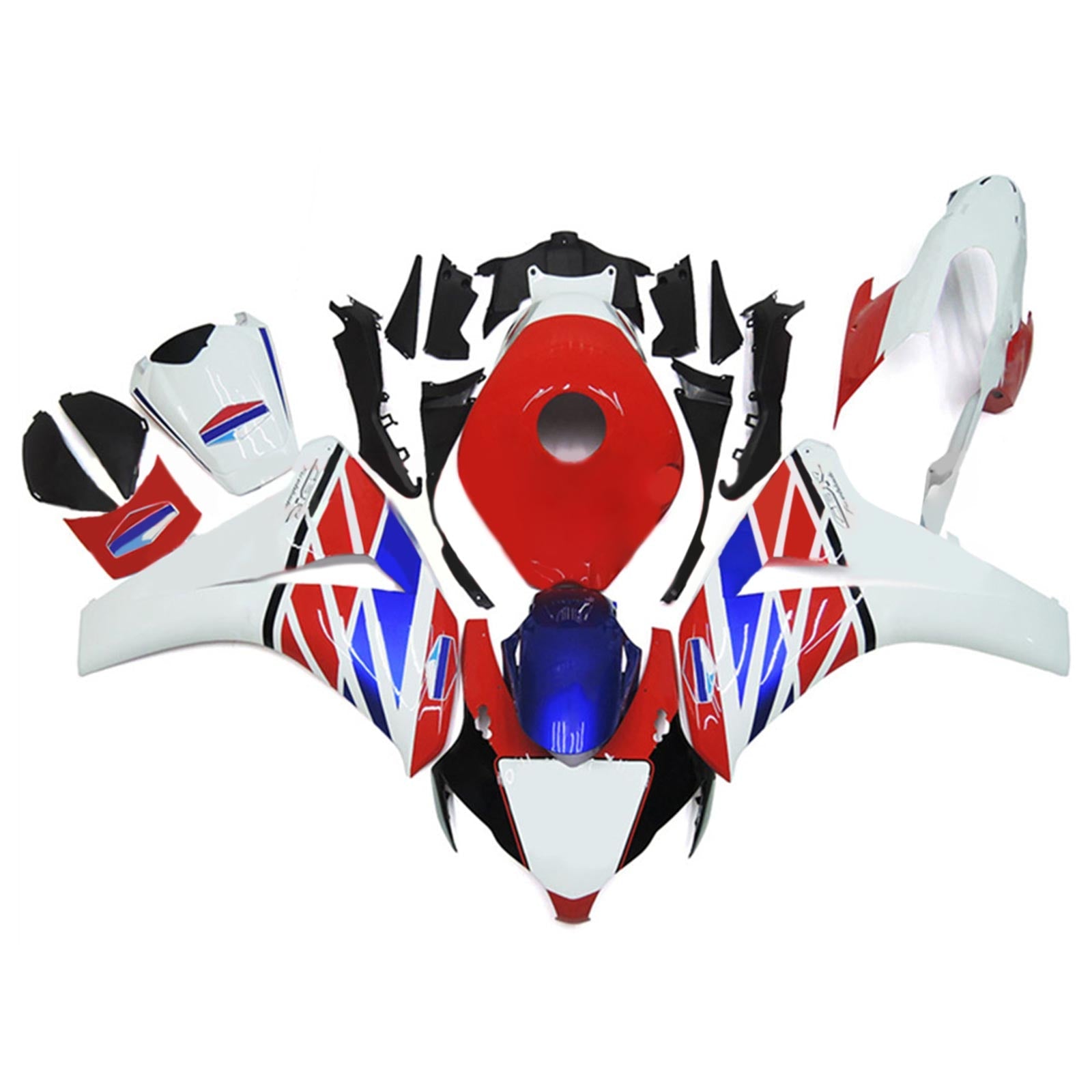 Amotopart Honda CBR1000RR 2008-2011 ABS muovinen korin suojasarja