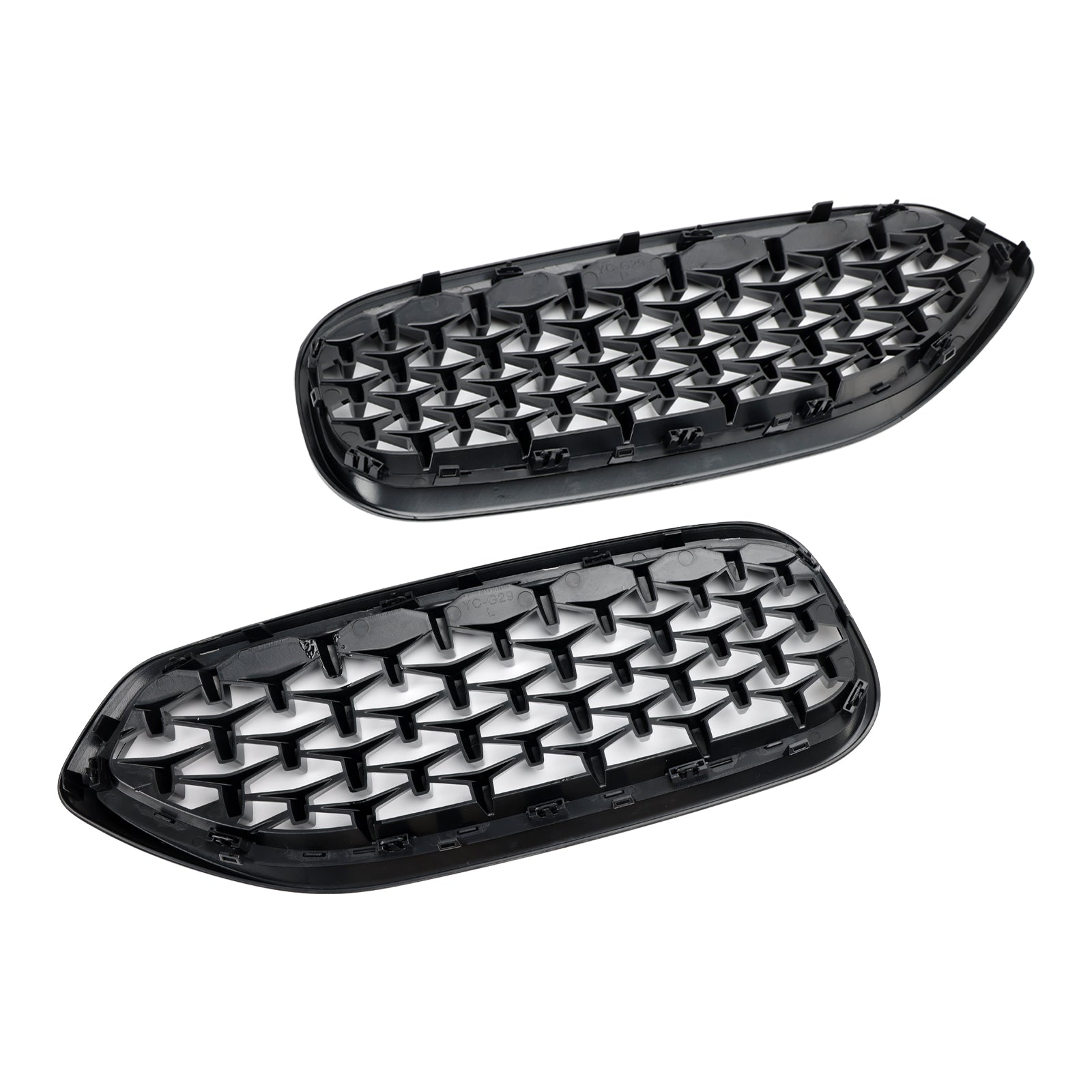 Parrilla frontal estilo diamante negro brillante para BMW G29 Z4 2019-2023