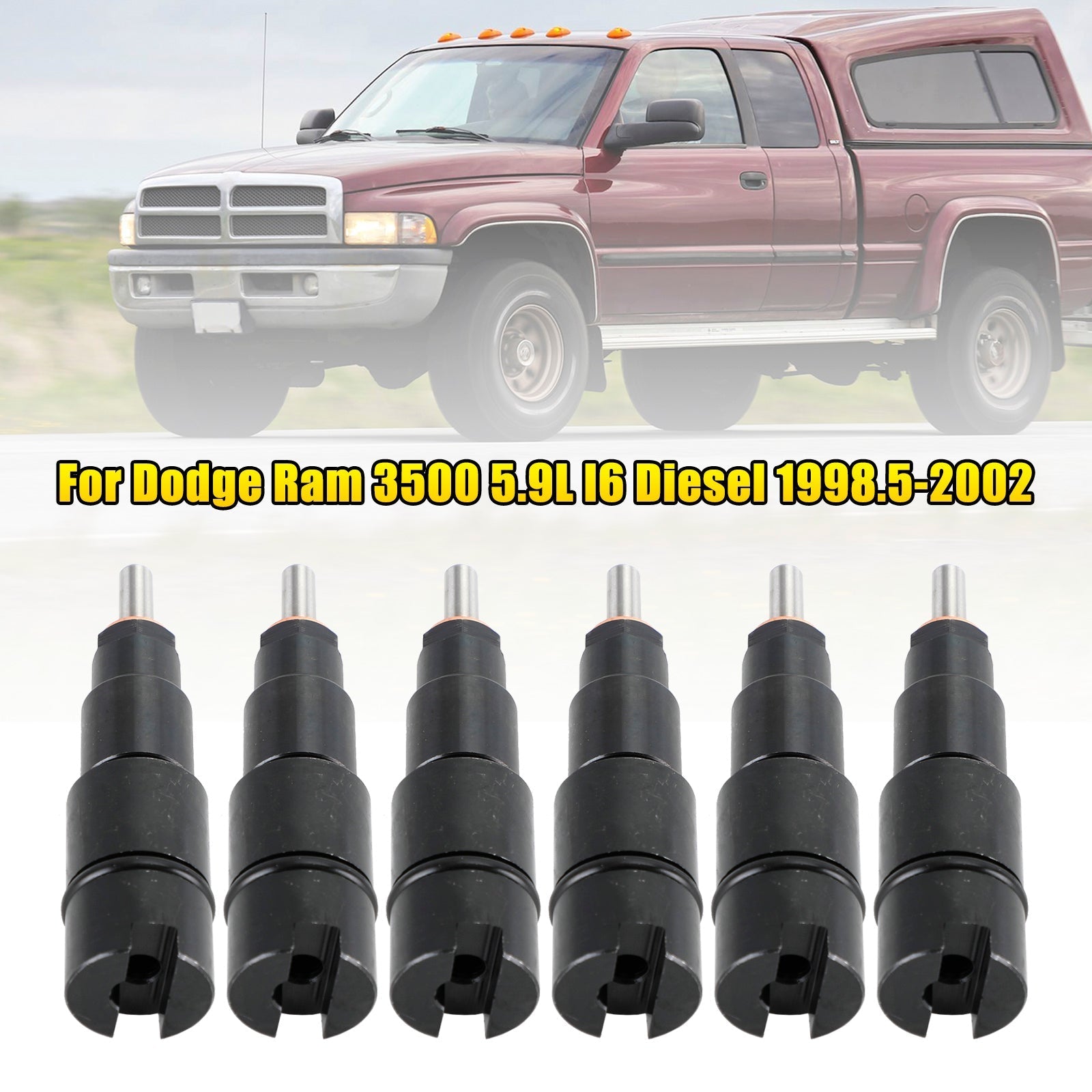 1998-2002 Dodge Cummins 5.9L 40-50 pk 6 brandstofinjectoren 0432193635 RV275 Fedex Express