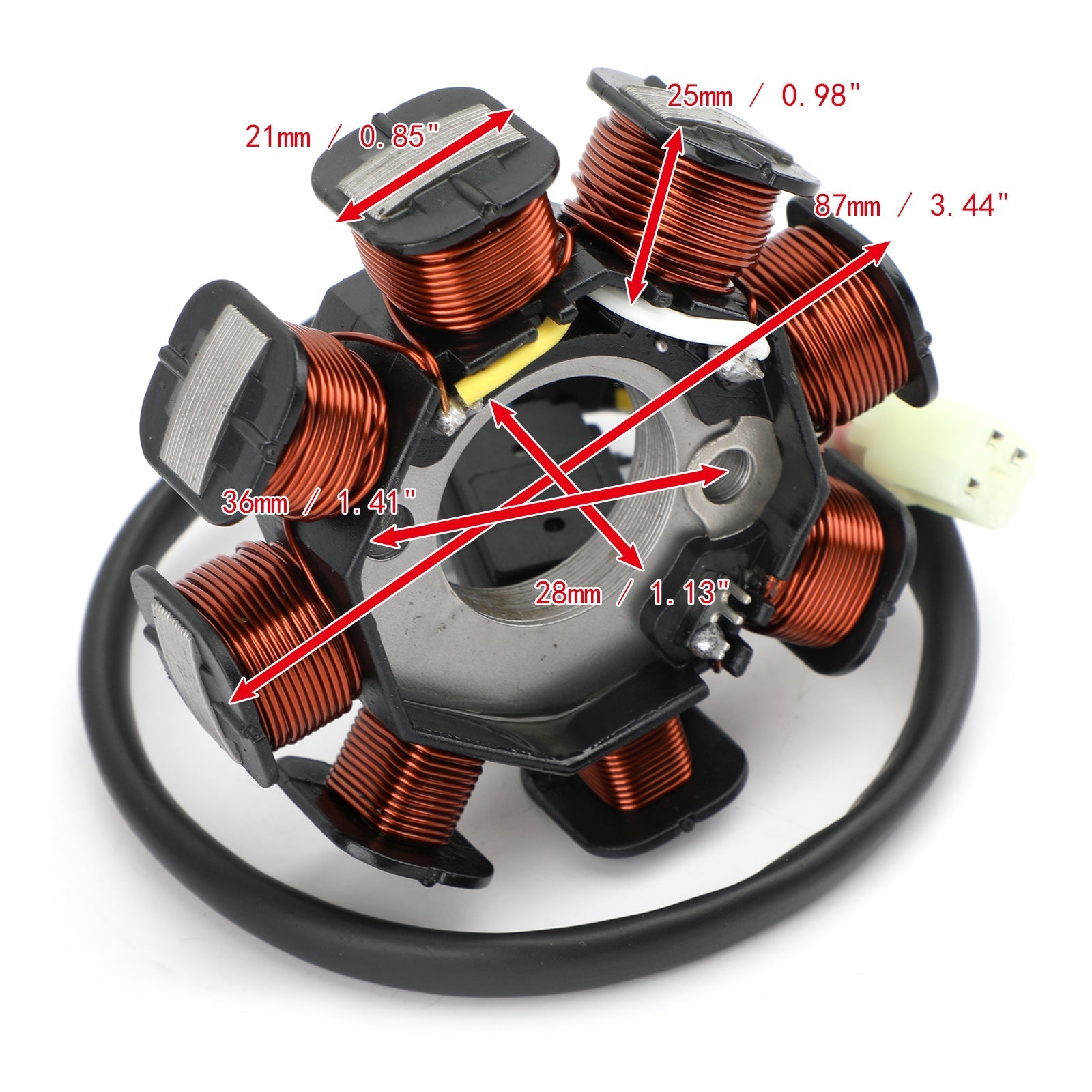 Magneto Staattorin kela Arctic Cat ATV 90 2X4 Dvx 2006-2008/2011-2017 3305-254 Generic