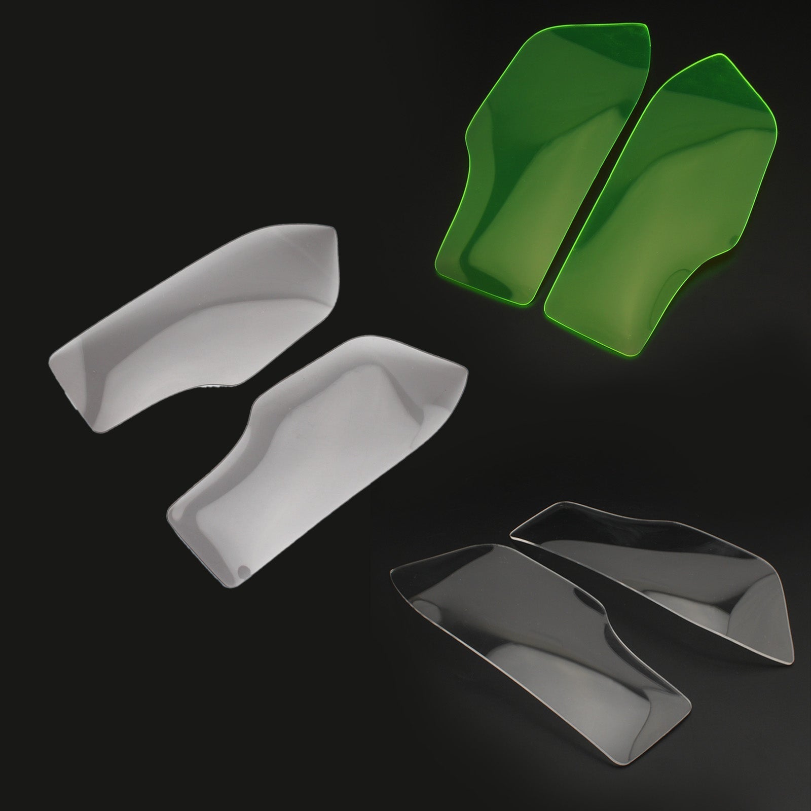 Honda Adv 150 2019-2020 -sovellukseen sopivan etuvalojen suojaava kansi geneerinen savu