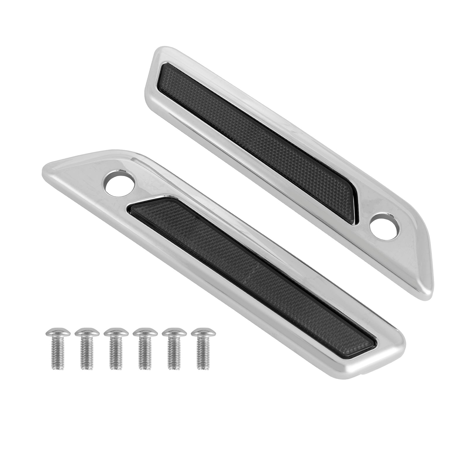 Coperchio di loquet di borse laterali per bagagli, per Touring Road Glide King 14-23, grigio carbone