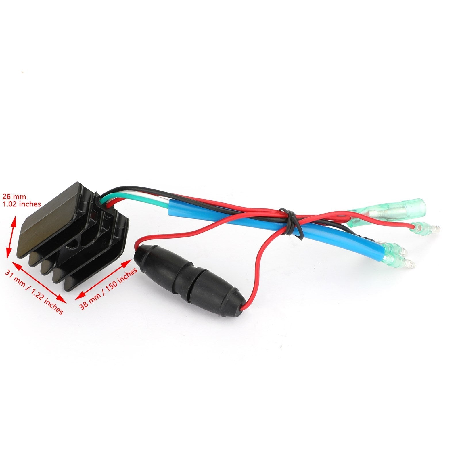 Regulator Gelijkrichter Geschikt voor Yamaha 6G1-81970-618Hp 89-96/98-06 F9.9C 1998 Generiek