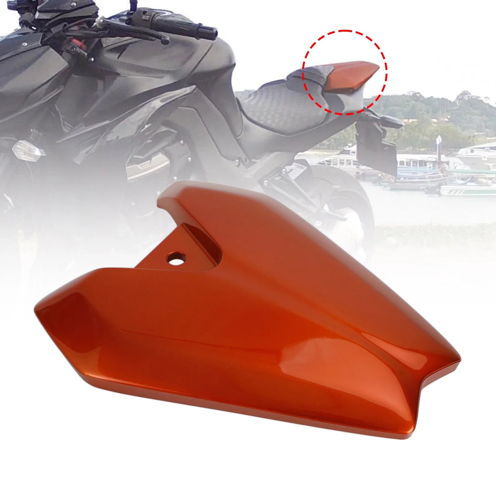 Tylne tylne siedzenie motocyklowe dla Kawasaki Z1000 2014-2022 Ogólne