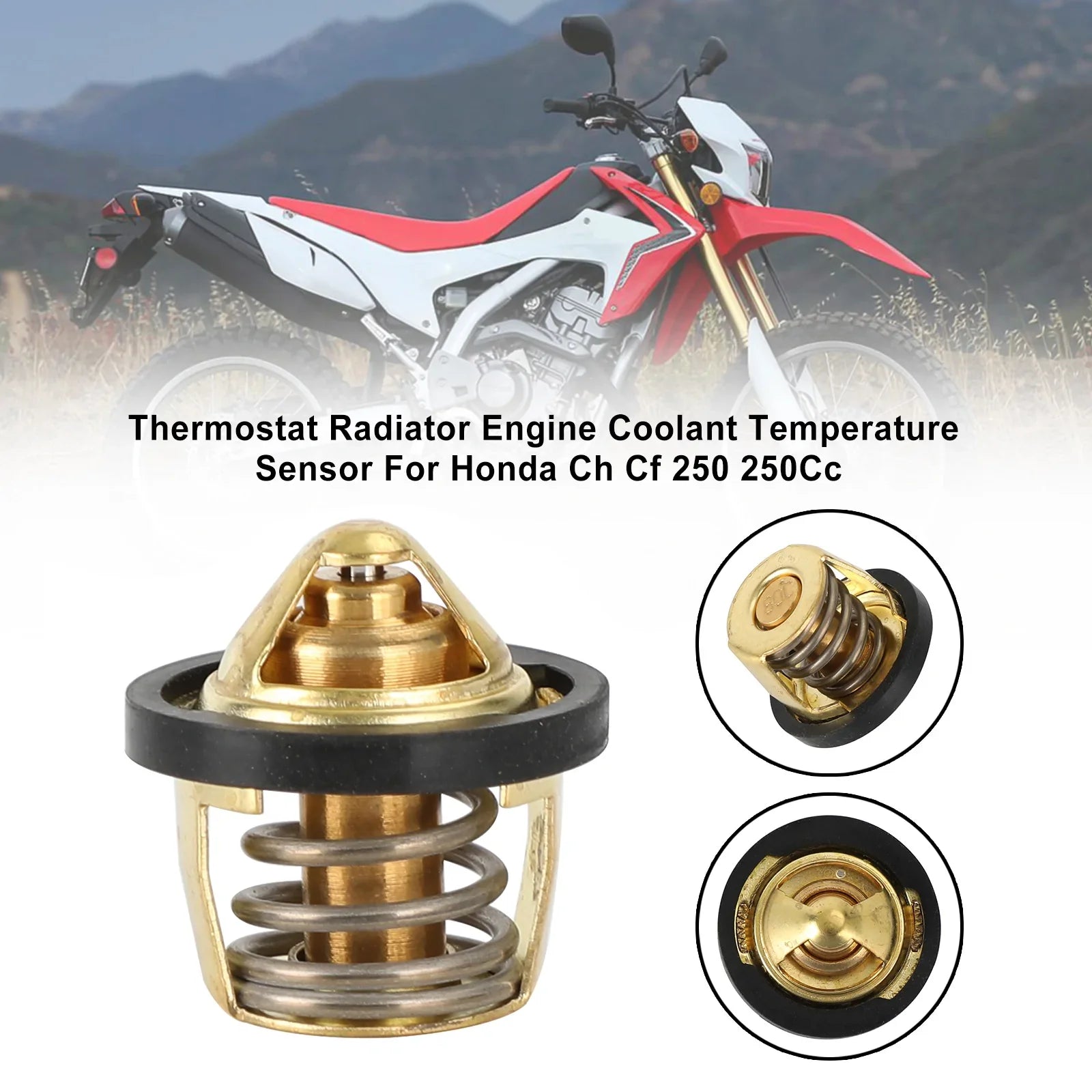 Honda Ch Cf 250 250Cc Thermostat Radiateur Moteur Liquide De Refroidissement Sonde De Température