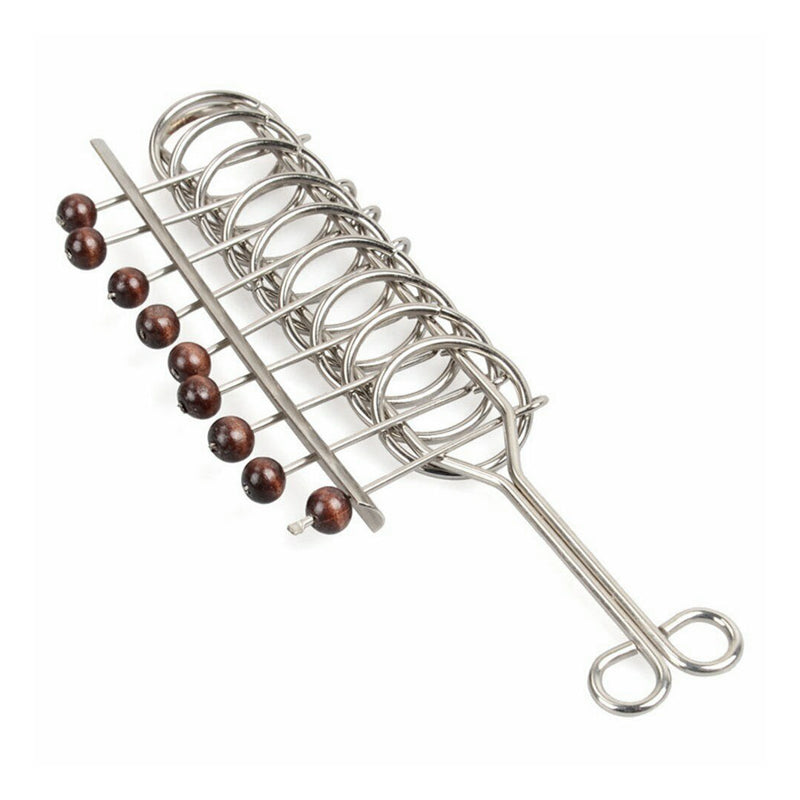 Rompecabezas de metal tradicional, rompecabezas clásico chino de 9 anillos vinculados, juguetes
