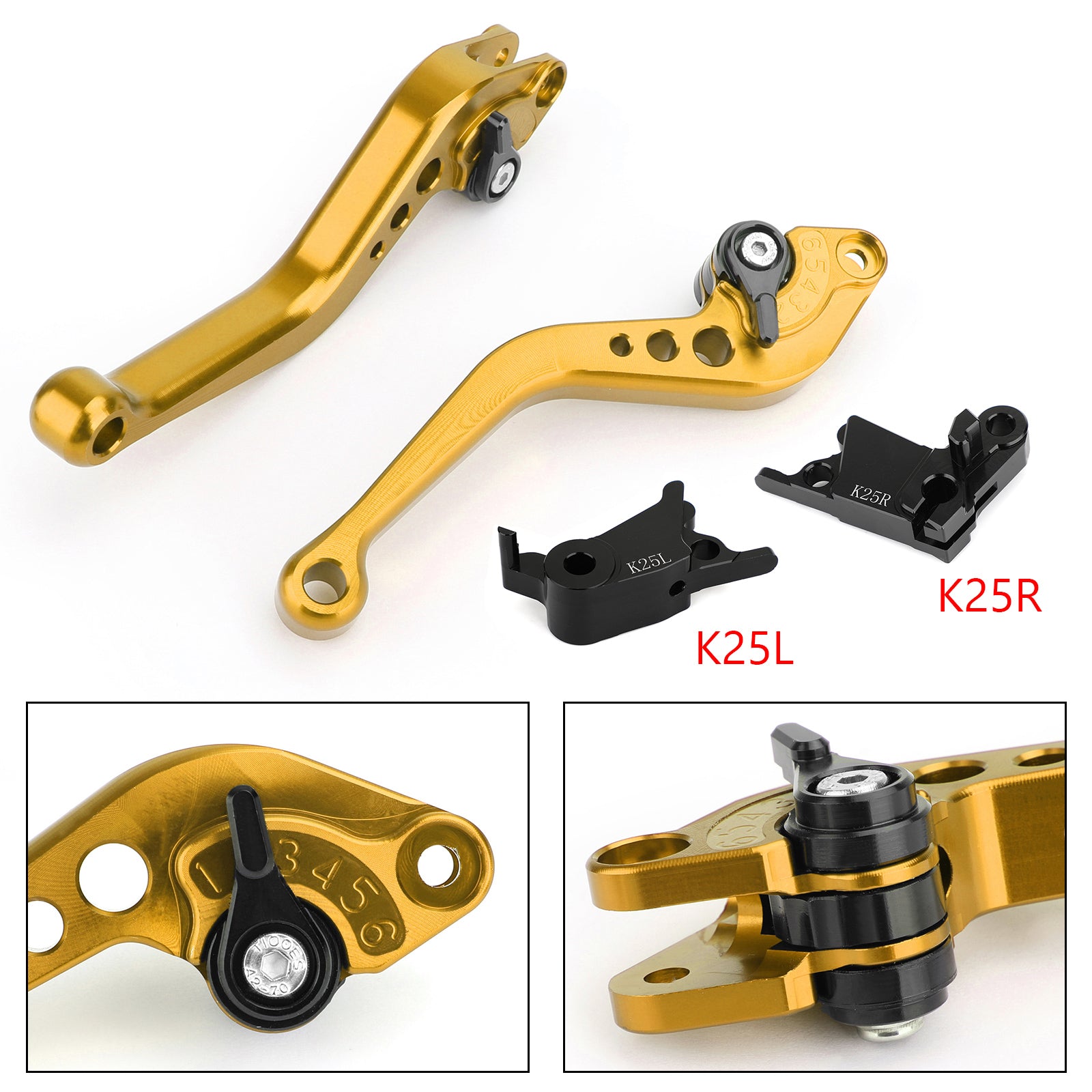 Leva del freno a frizione corta per KTM 790 Duke prima del 2019 Silver Generic