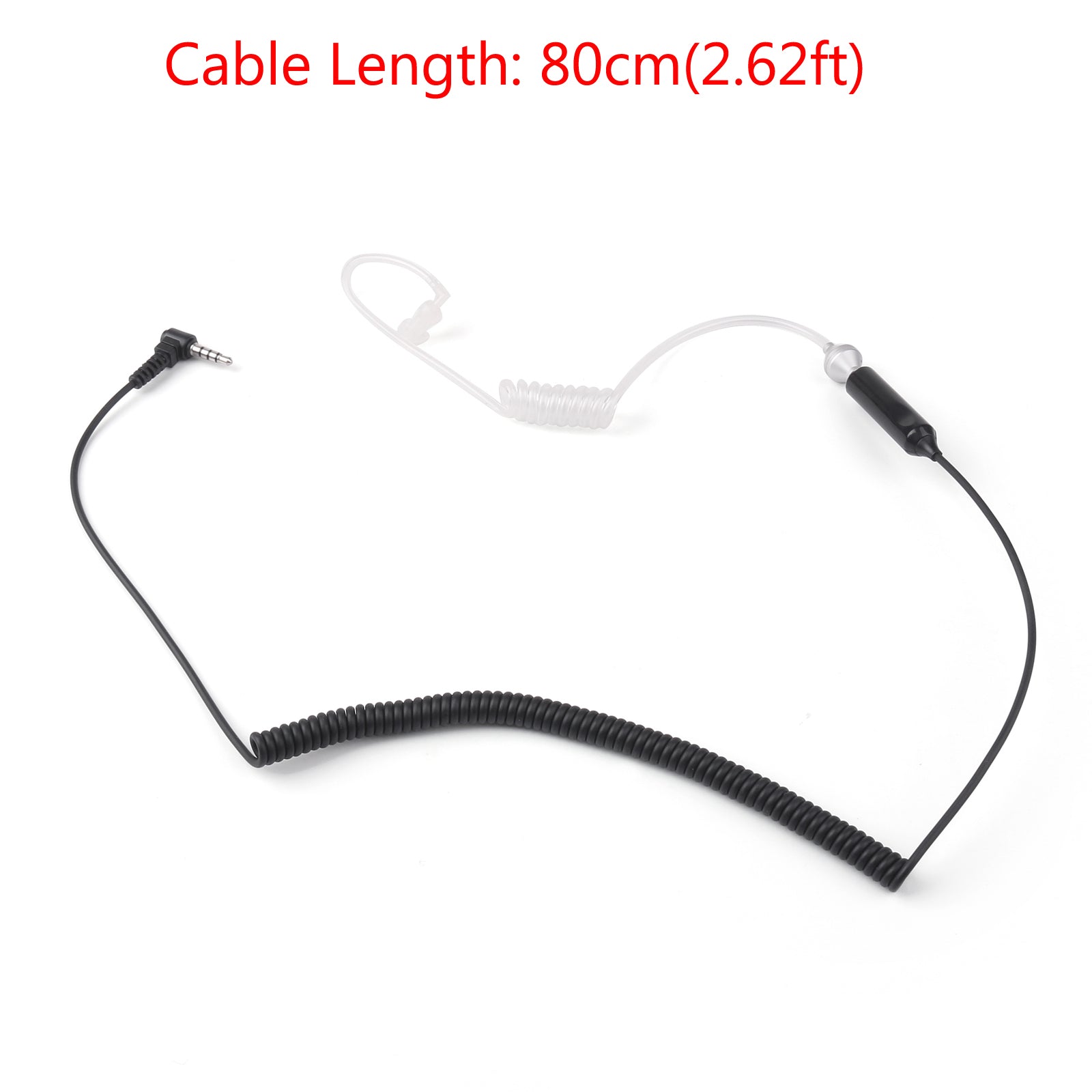 3.5mm Air Tube Casque Anti-rayonnement Écouteur Bodyguard Casque avec Micro