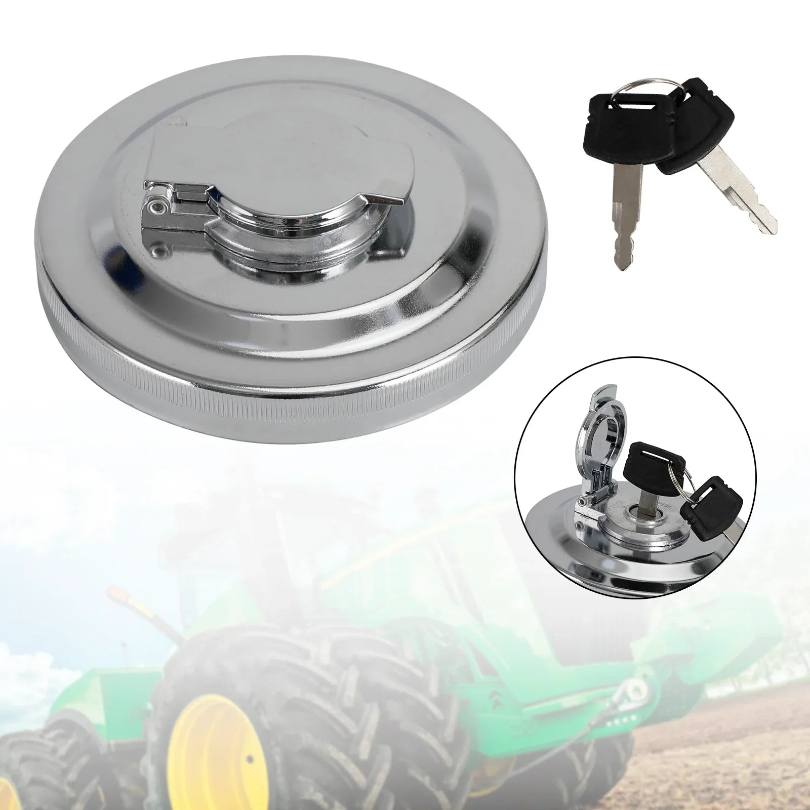 Tappo del serbatoio del carburante 4361638 AT321249 per escavatore Hitachi John Deere EX120-5 EX100-3