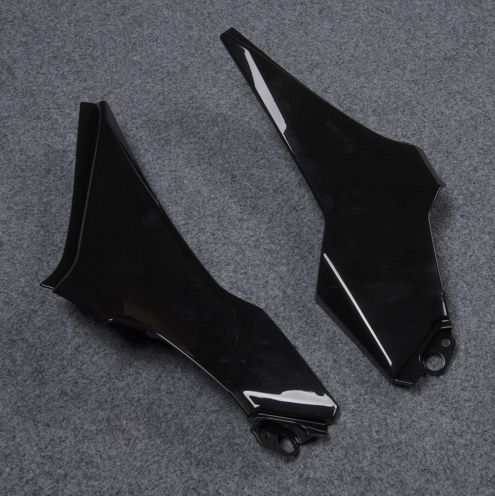 Amotopart Fairing Fit Kawasaki Z900 2017-2019 hopeamusta muoviruiskutus yleiskorille