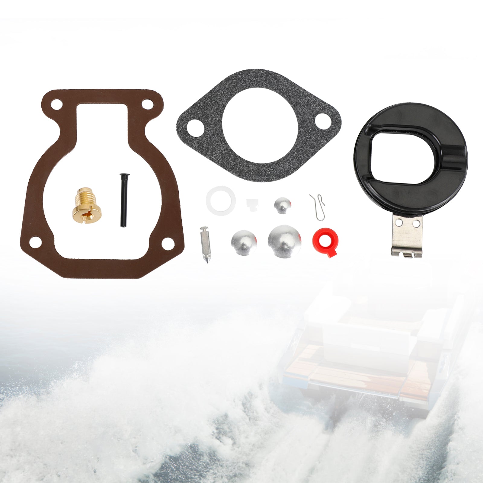 Johnson Evinrude 9.9 HP 15 HP 1974-88 398453 Kit de reconstruction de carburateur Carb