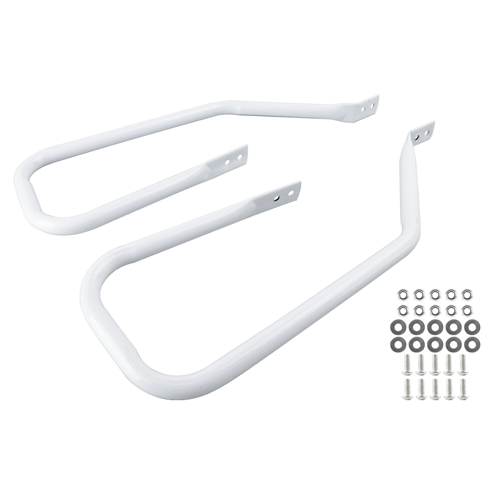 Coppia di braccioli per corrimano per scaletta per soffitta, di sicurezza di ricambio