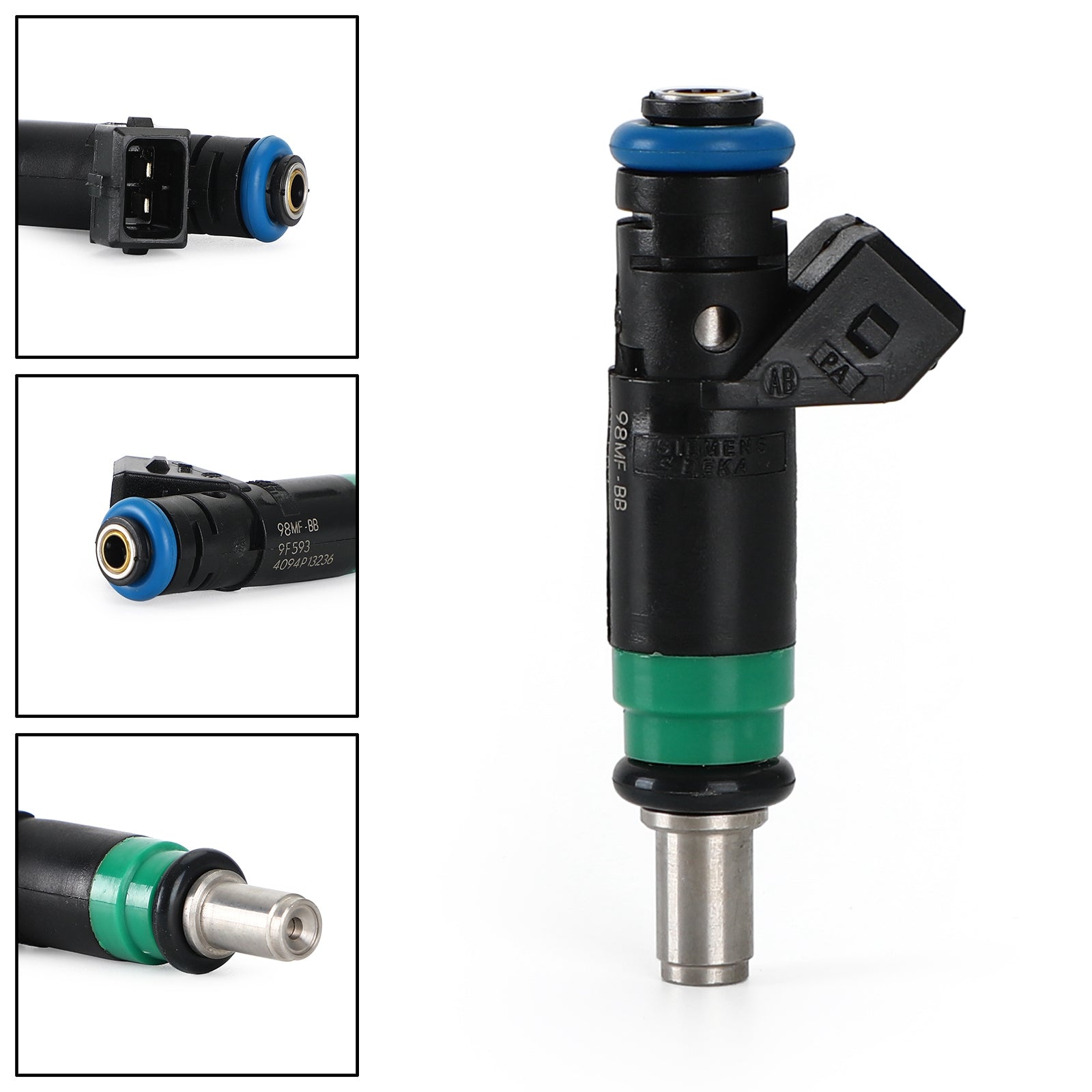 1 koščki injektorjev za gorivo 98mf-bb fit pour ford fiesta v 2001-2008 Fusion 2002-2012 1.4l generic