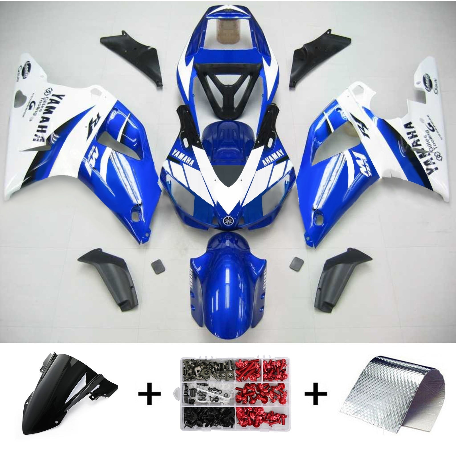Amotopart Sealing Kit za Yamaha YZF 1000 R1 1998-1999 Generic