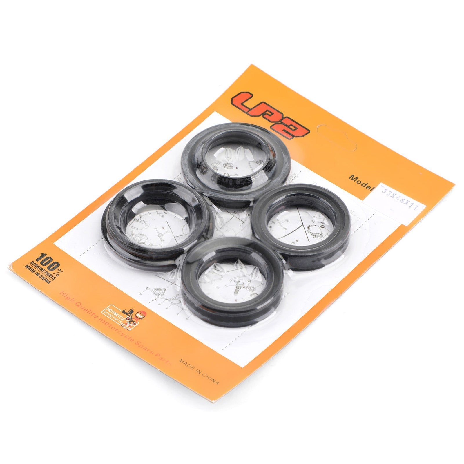 Kit guarnizioni e polvere forcella per Kawasaki KLX140L KLF150 KLX125C KX65 00-18 92049-1524 Generico