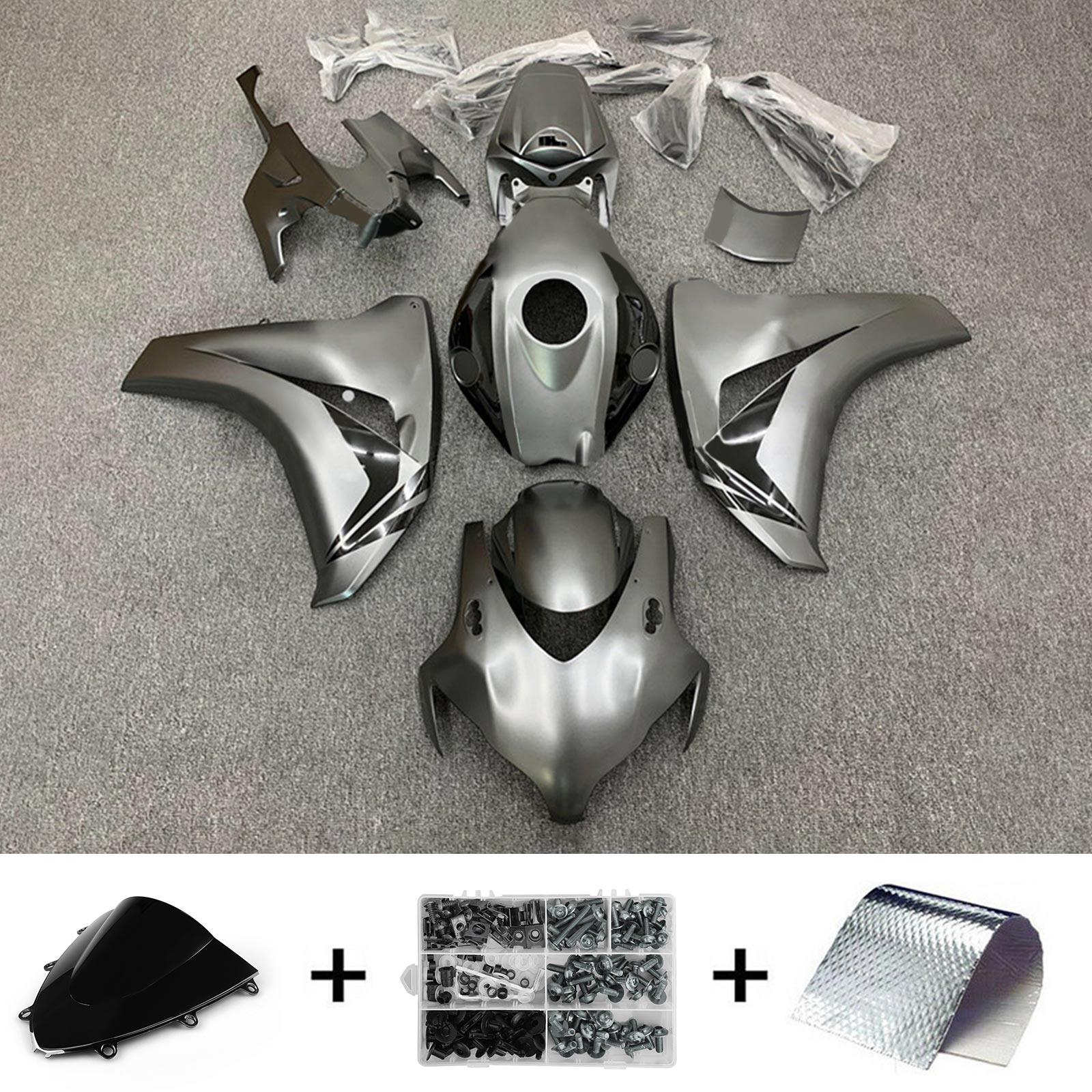Amotopart Honda CBR1000RR 2008-2011 ABS muovinen korin suojasarja