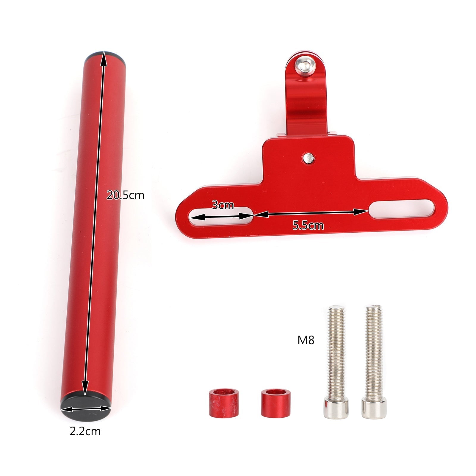 Medium nawigacyjne dla wsparcia wsparcia telefonicznego 22 mm dla motocyklowych motocyklowych srebrnych