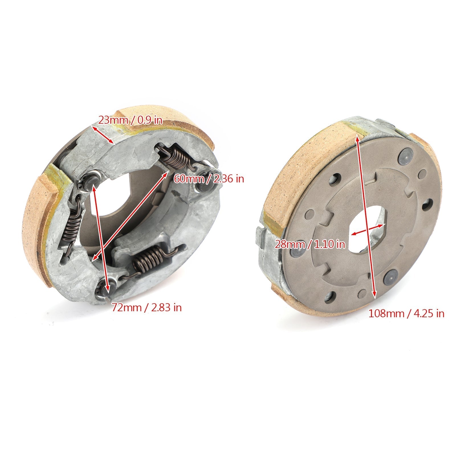 Ensemble complet de masselottes d'embrayage et ressort pour Yamaha YQ YW YN YG YA YM 50 90 100 générique