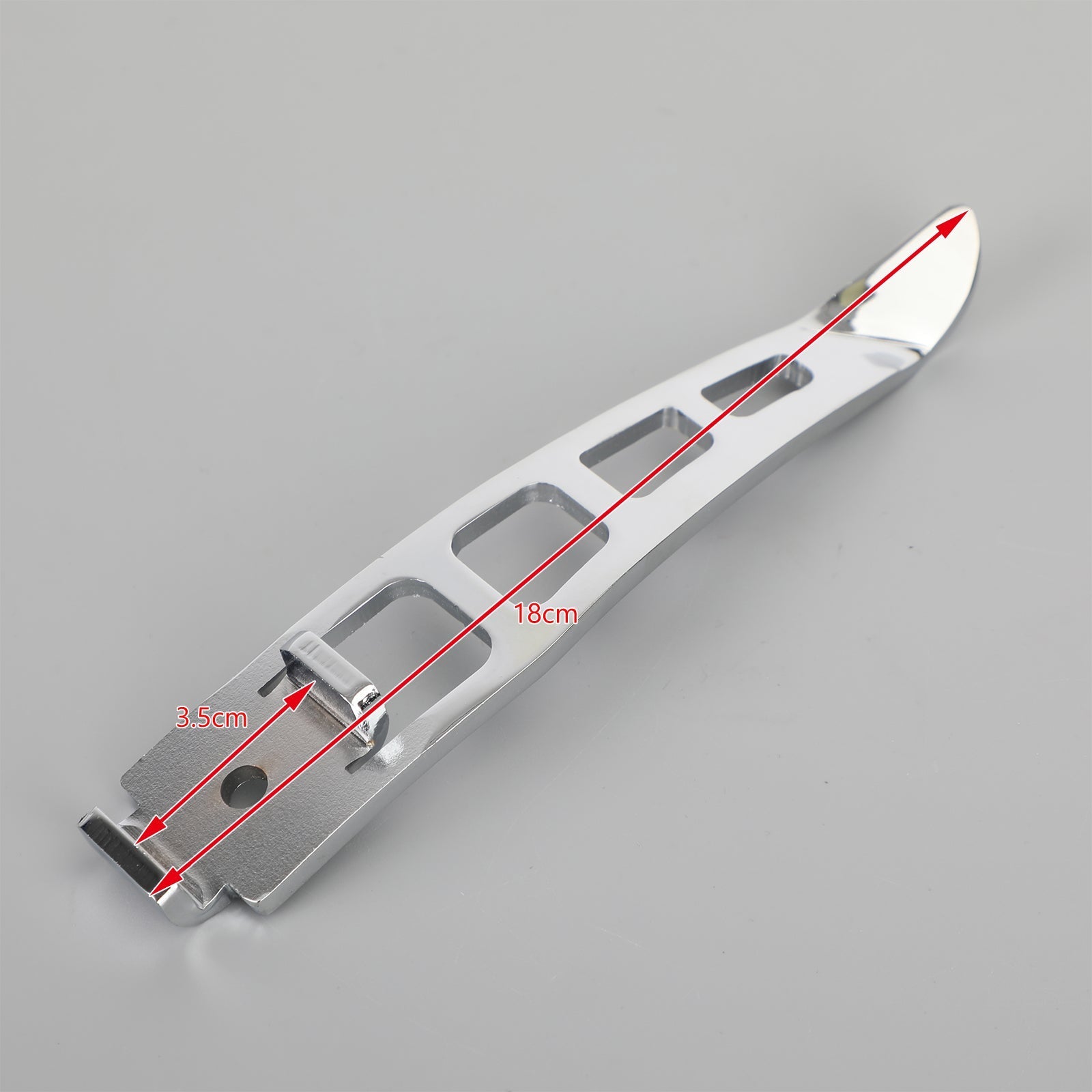 Estensione cavalletto per cavalletto moto cromata adatta per Harley Dyna Glide 93-17 generica