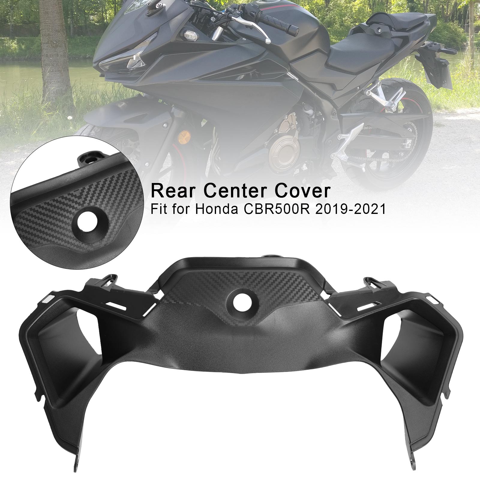 Amotopart Honda CBR500R 2019-2021 Kit di modanatura della carenatura mediante carrozzeria generica non dipinta iniezione