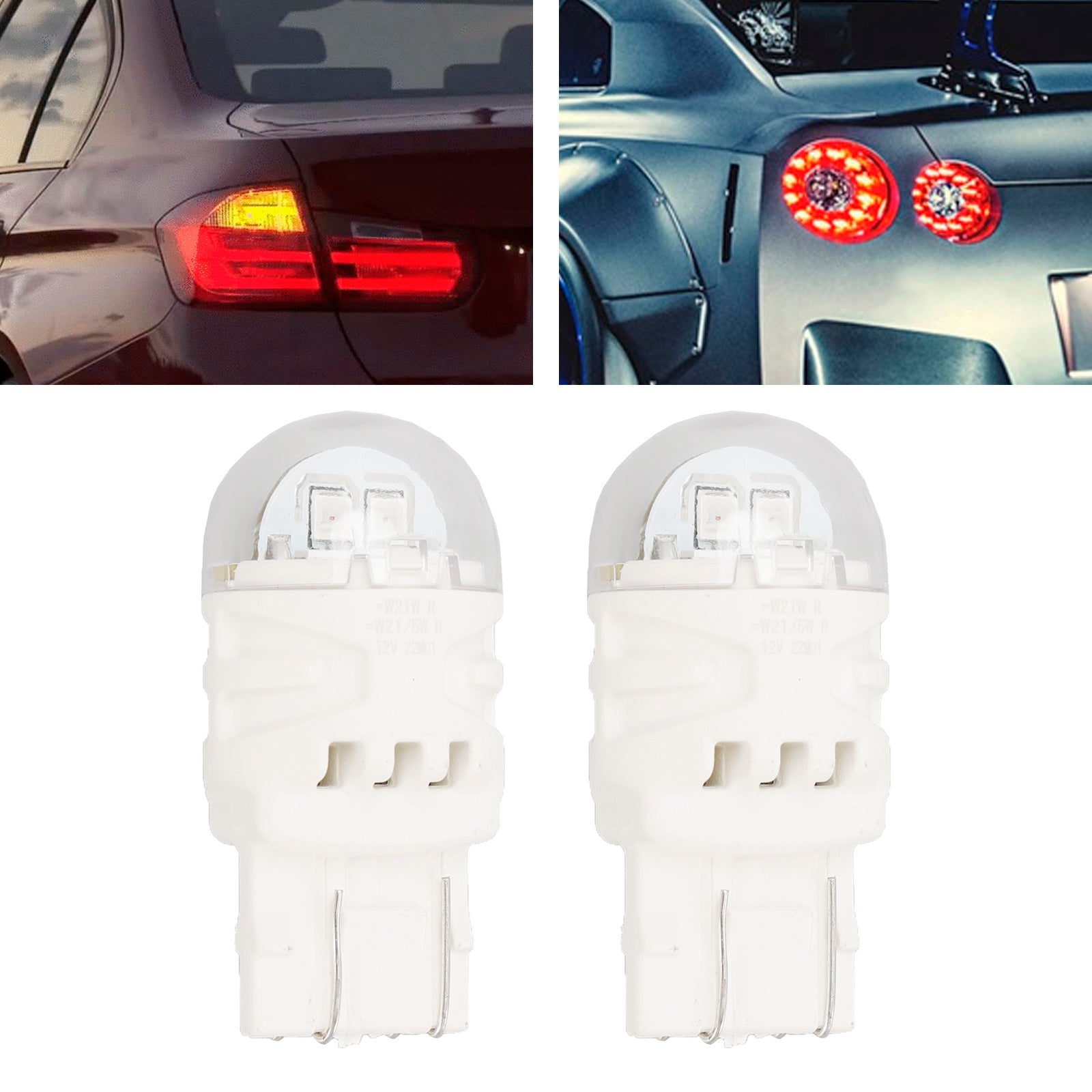 Para Philips 11065RU31B2 Ultinon Pro3100 LED-ROJO W21W. W3x16d 12V