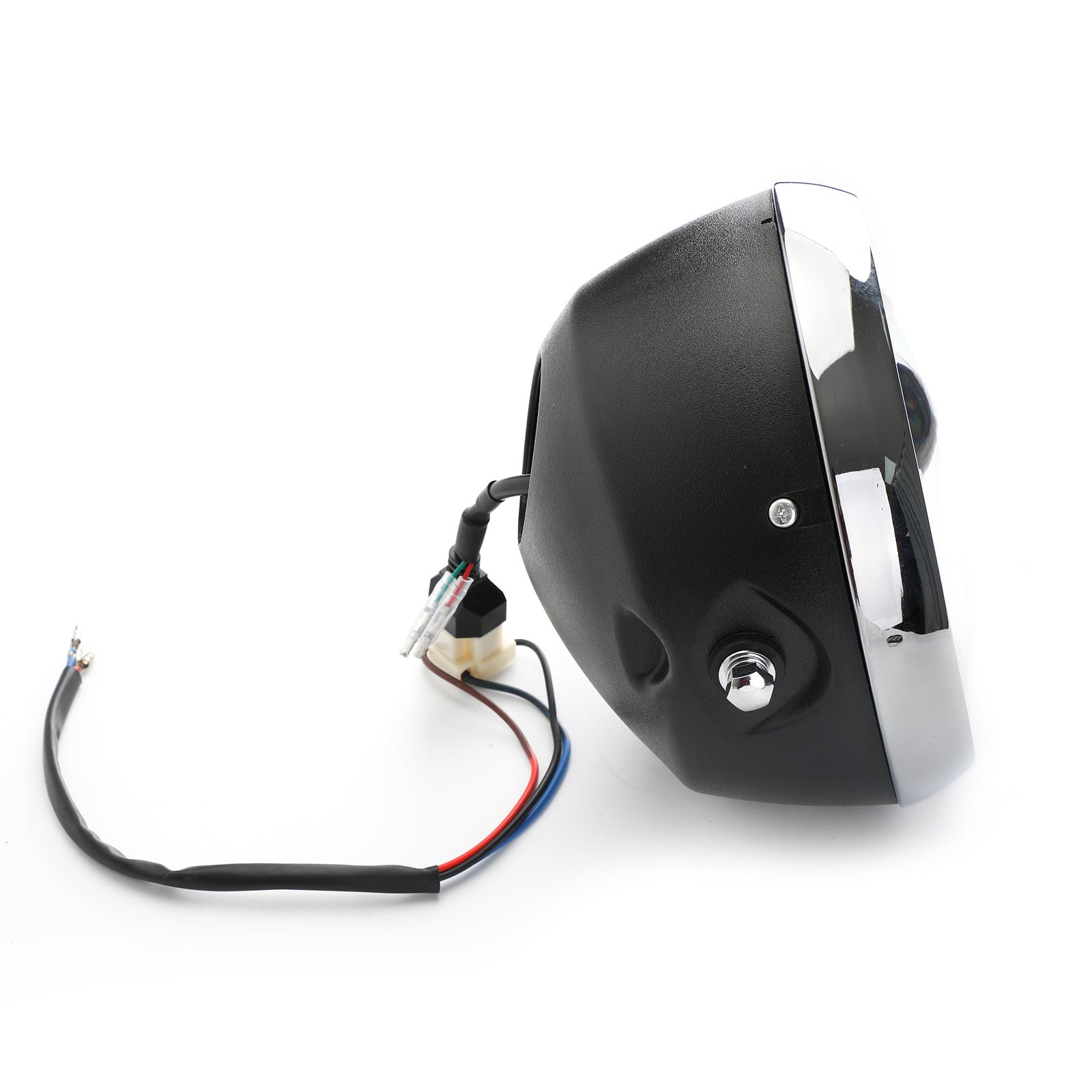 Phare LED 7 pouces Hi/Lo Fog Driving DRL pour moto Dyna Cafe Racer Bobber générique