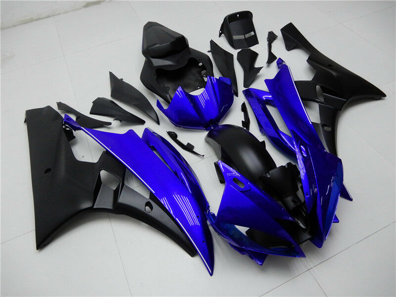 Zestaw plastikowego korpusu wtryskowego Amotopart do YAMAHA YZF-R6 2006 2007 Niebieski czarny Generic