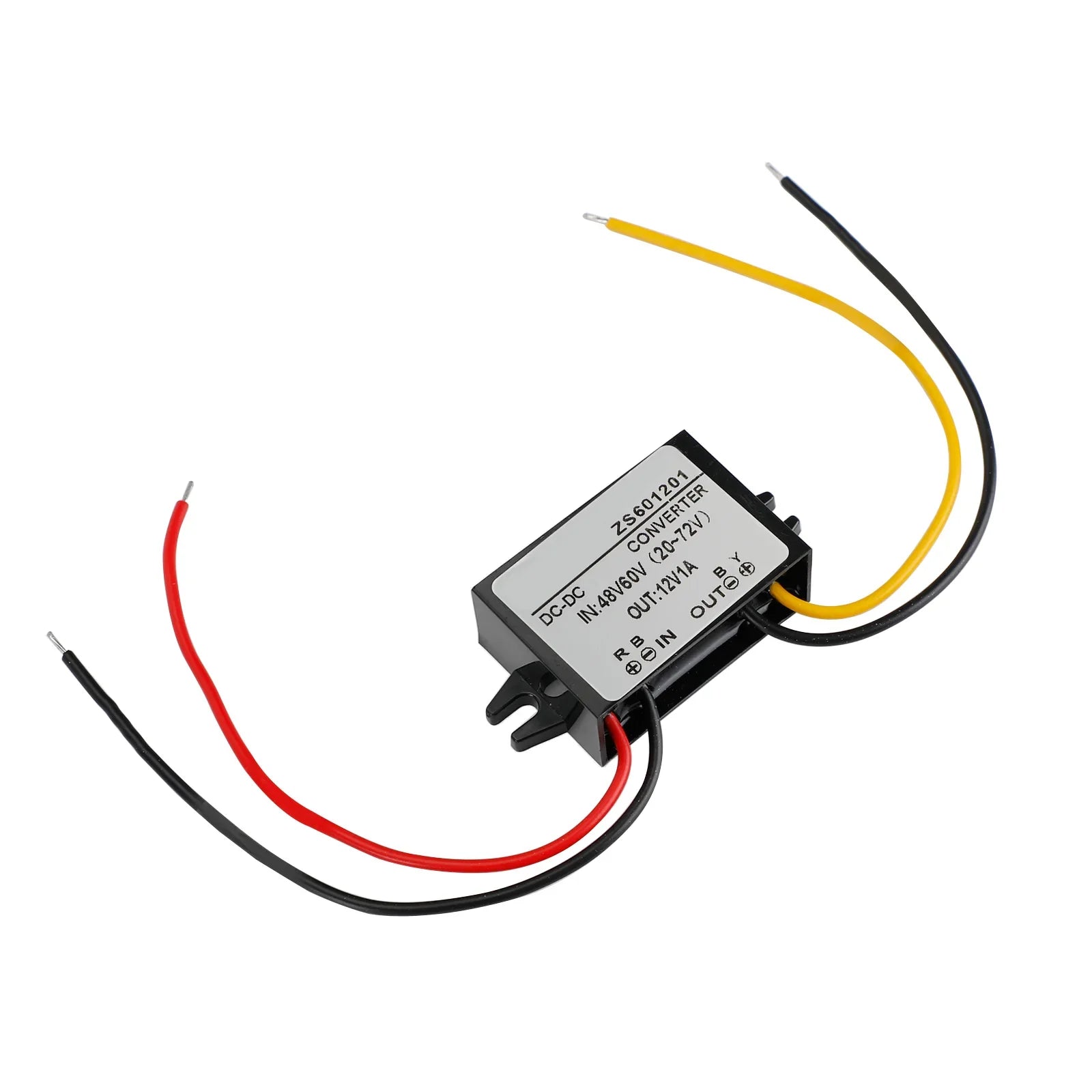 Convertisseur DC-DC étanche 60V abaisseur à 12V Module d'alimentation de voiture