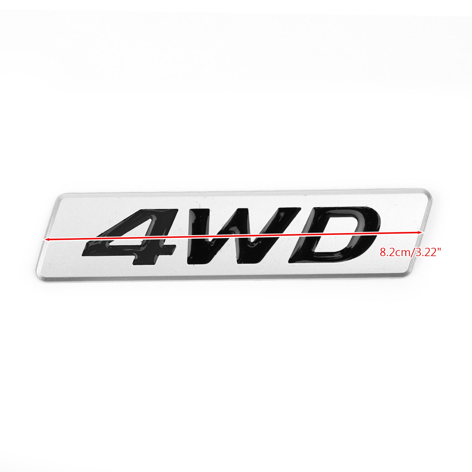 Nouveau métal 4WD emblème voiture garde-boue coffre hayon Badge décalcomanies autocollant 4WD 4X4 SUV générique