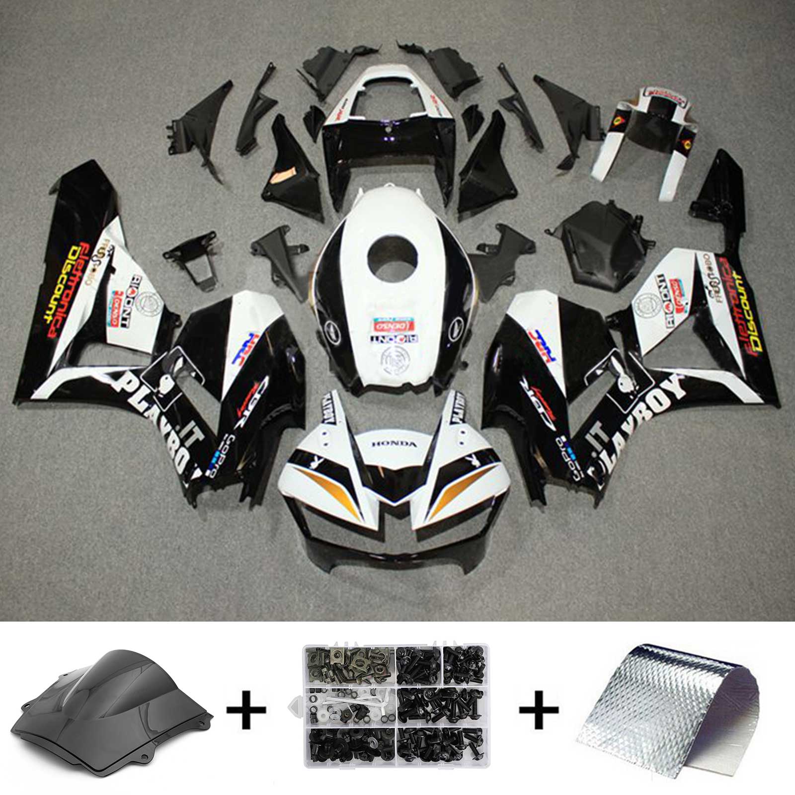 Amotopart Honda CBR600RR 2013-2023 F5 ABS muovinen korin suojasarja