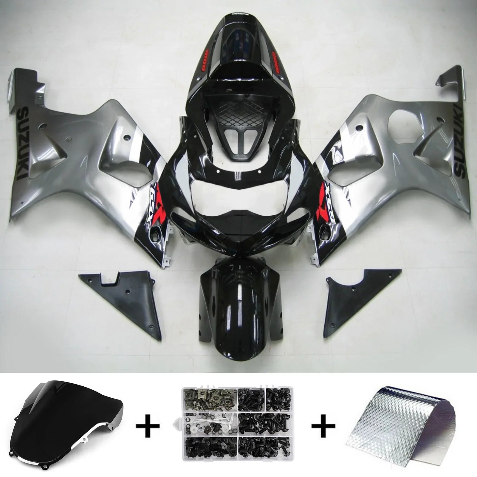Amotopart Suzuki GSXR1000 2000-2002 K1 K2 suojasarja