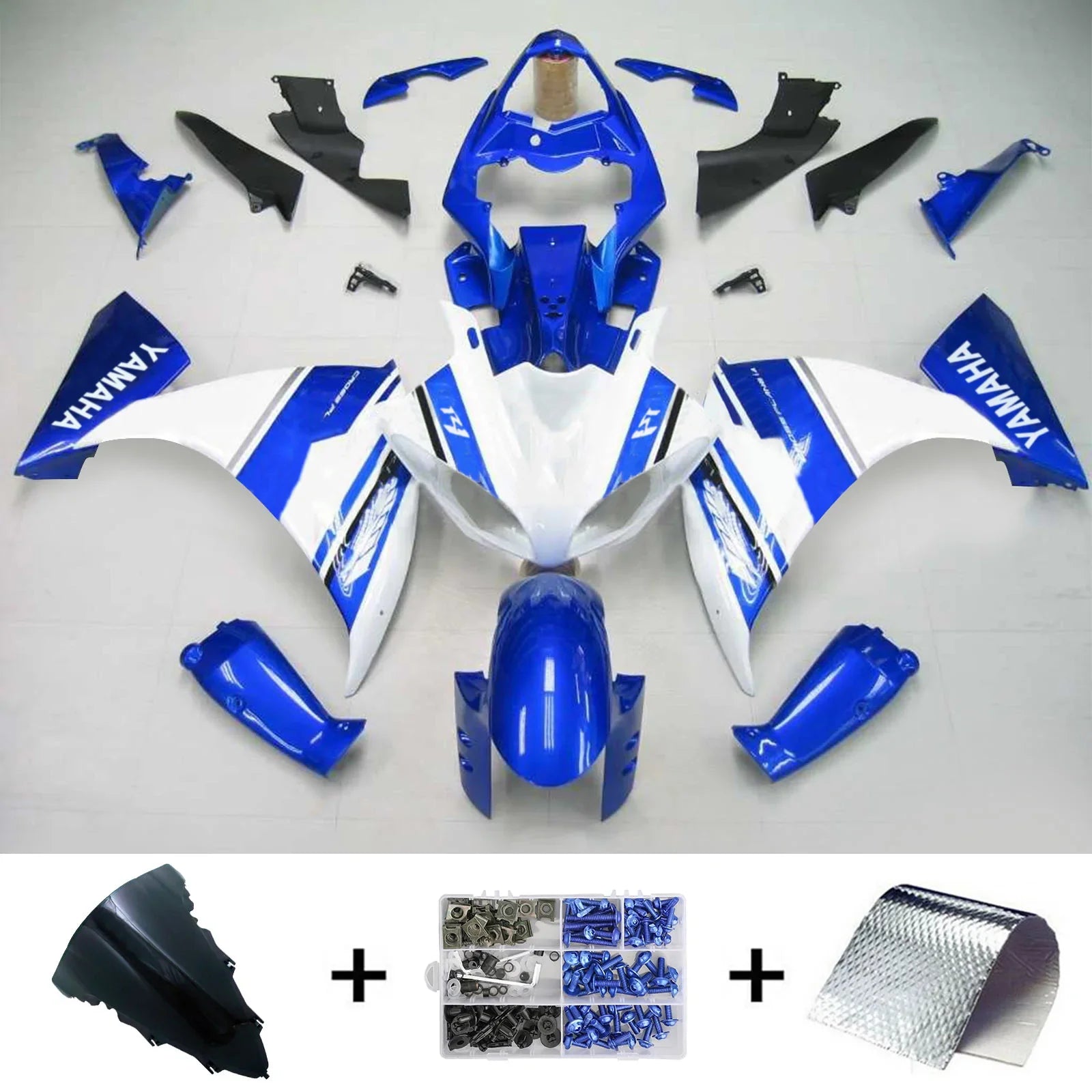 Kit de carénage Amotopart pour Yamaha YZF 1000 R1 2012-2014 générique