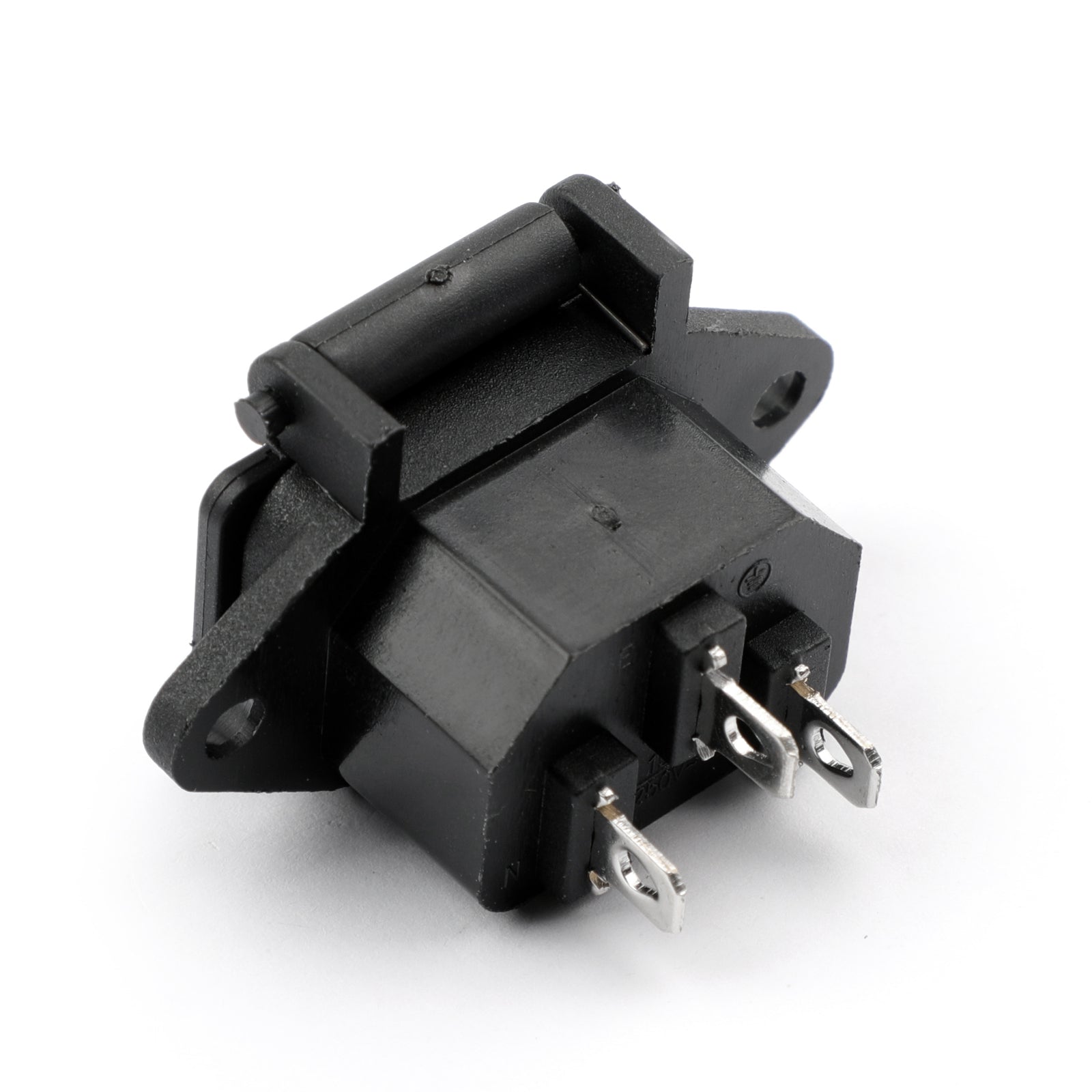 5 pz IEC320 C14 3 Pin Montaggio A Vite Copertura Presa di Alimentazione 10A 250 V per Barca AC-04C